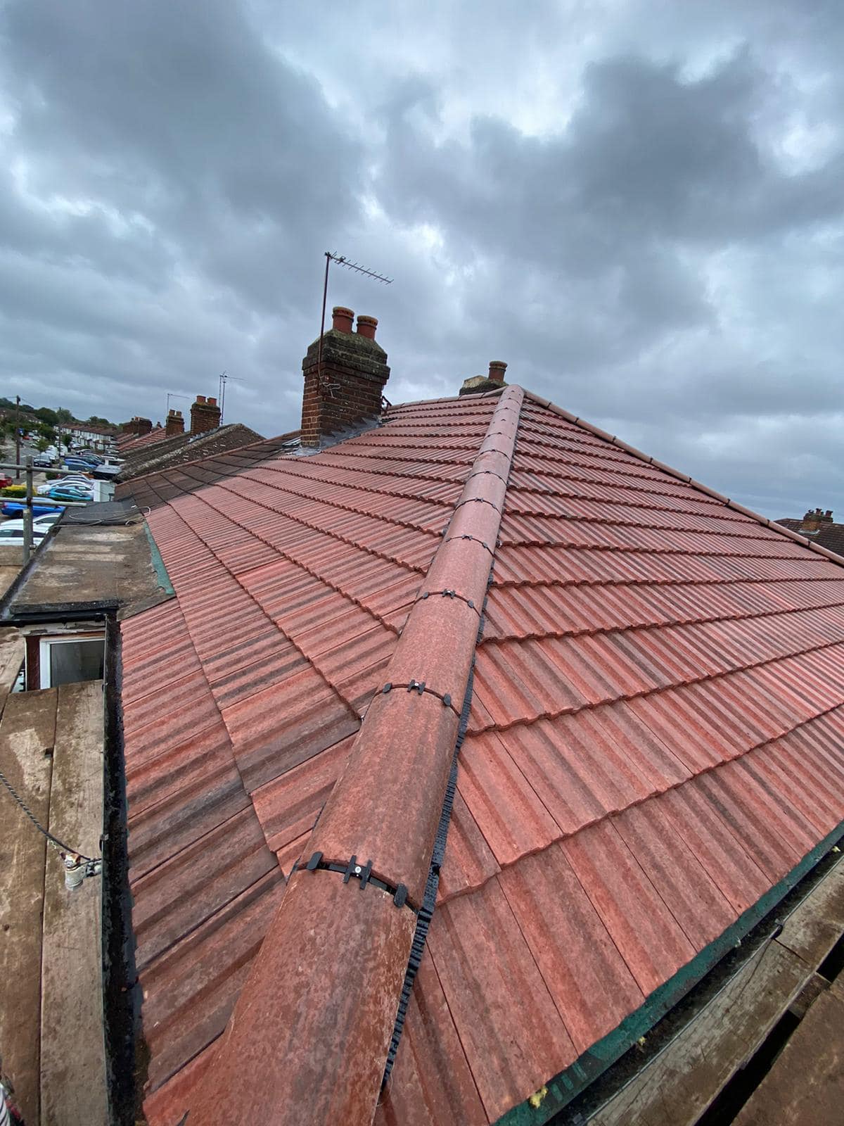 Storm damage repair in Battersea