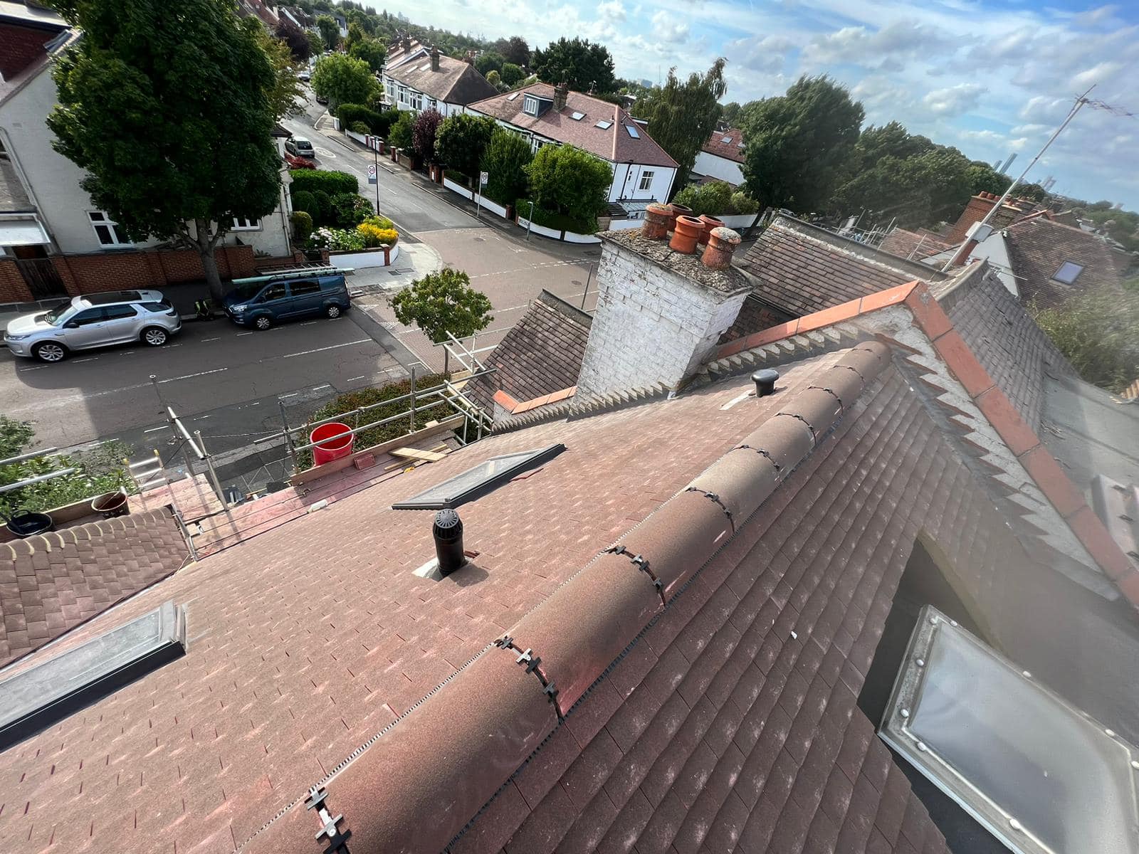 GRP fibreglass roof in Peckham