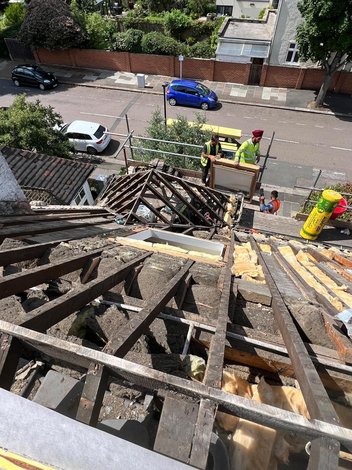 Lead flashing in Westminster