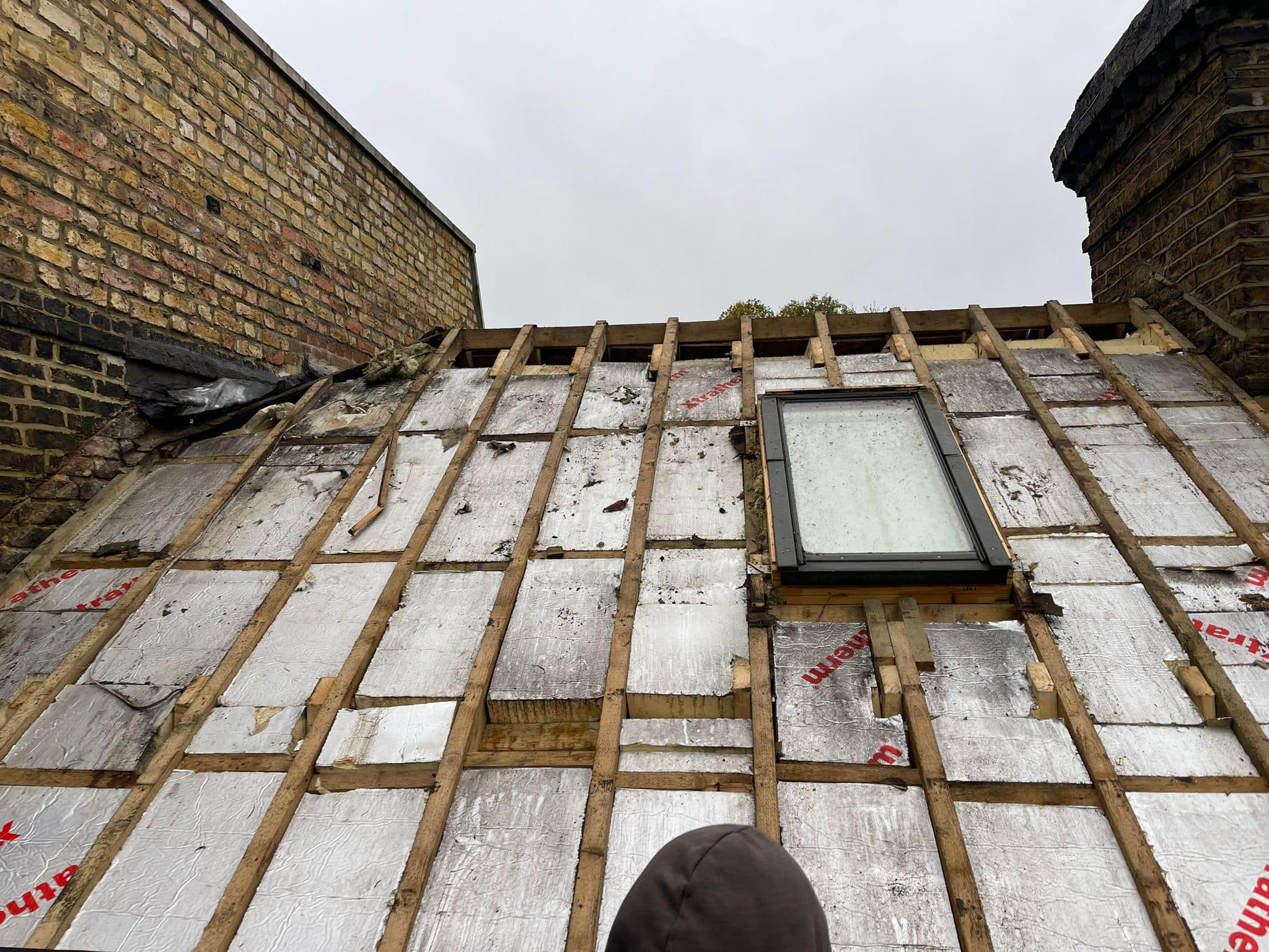 GRP fibreglass roof in Peckham