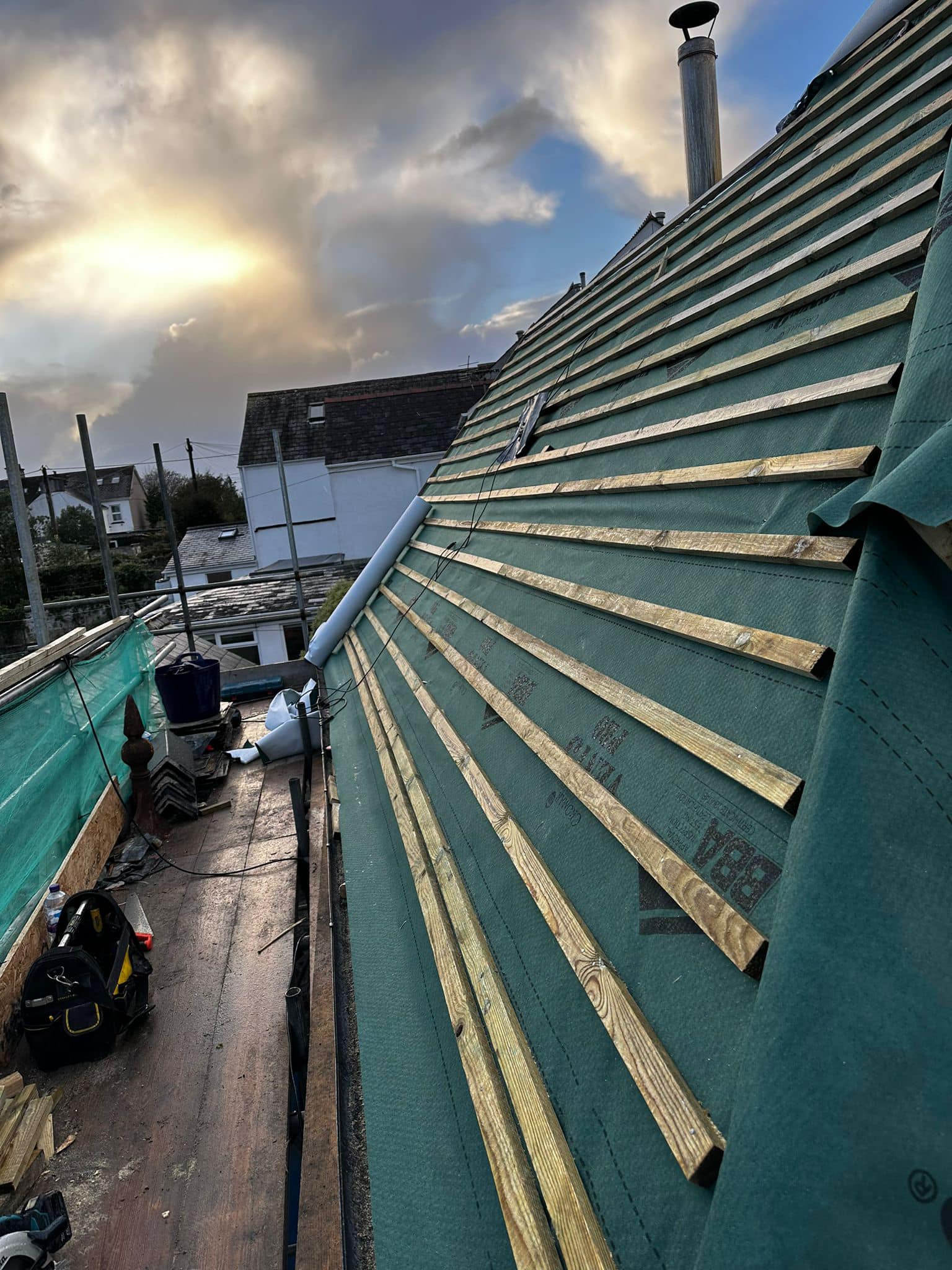 Flat roof replacement in Croydon