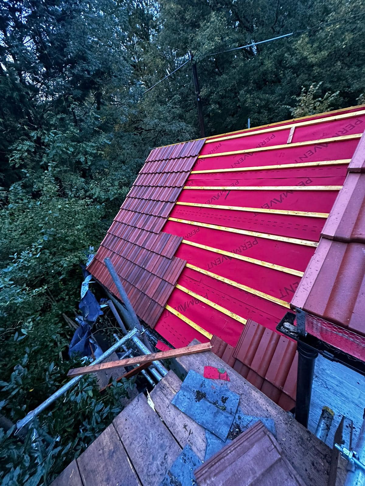 Storm damage repair in Battersea