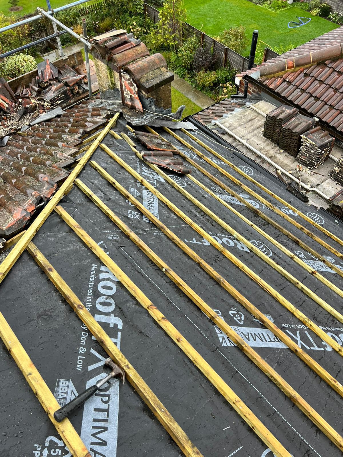 Slate roof restoration in Greenwich
