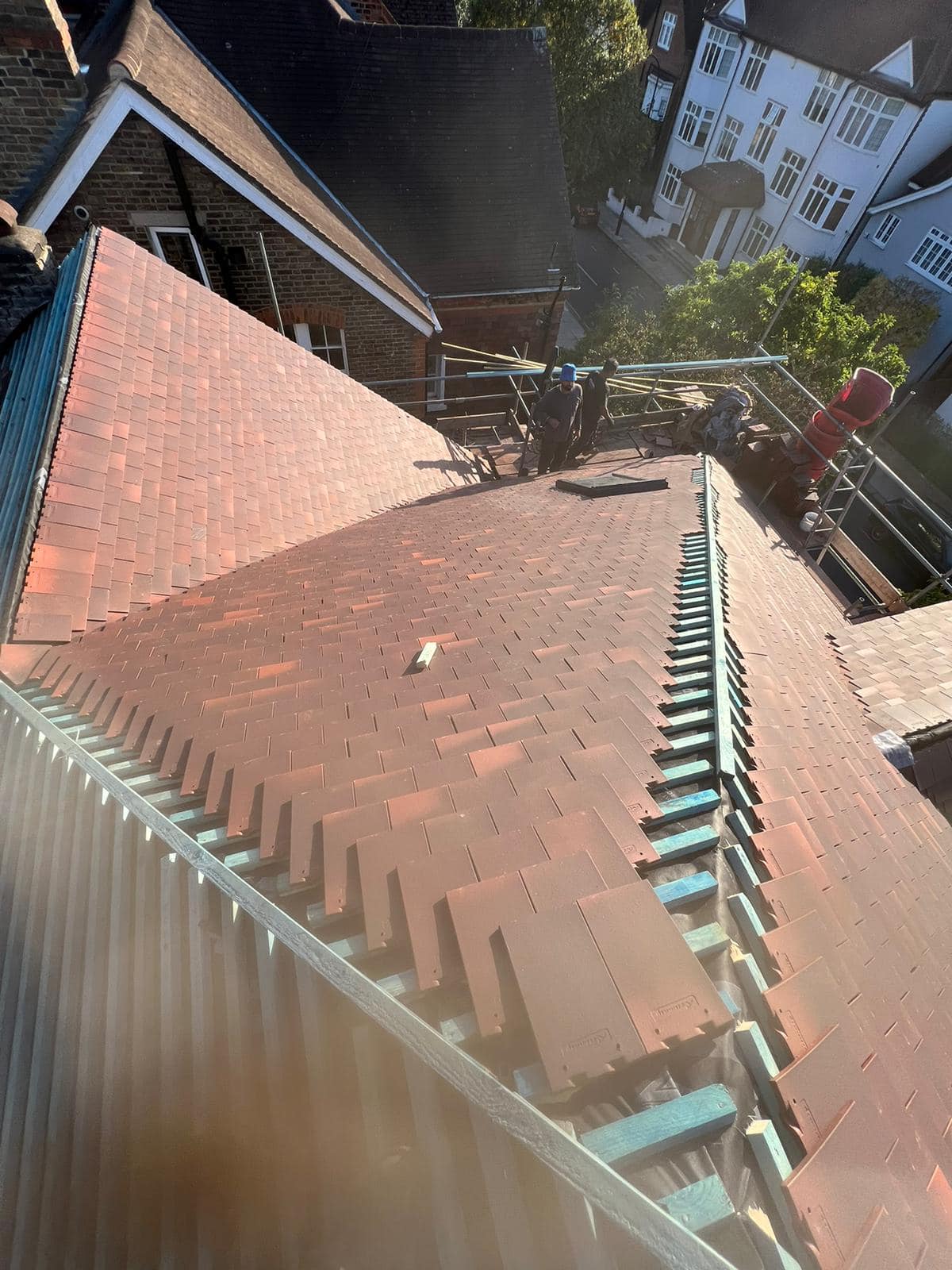 GRP fibreglass roof in Peckham