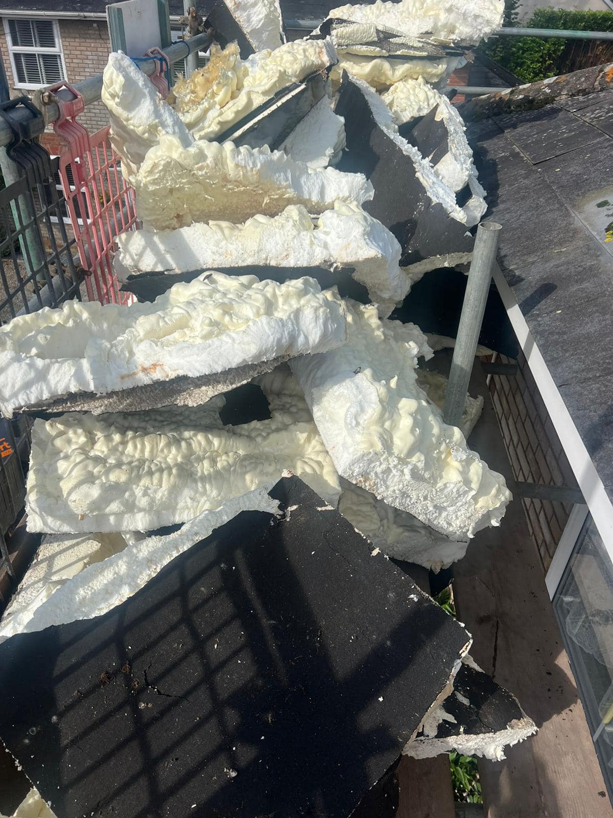 Commercial roof restoration in Canary Wharf