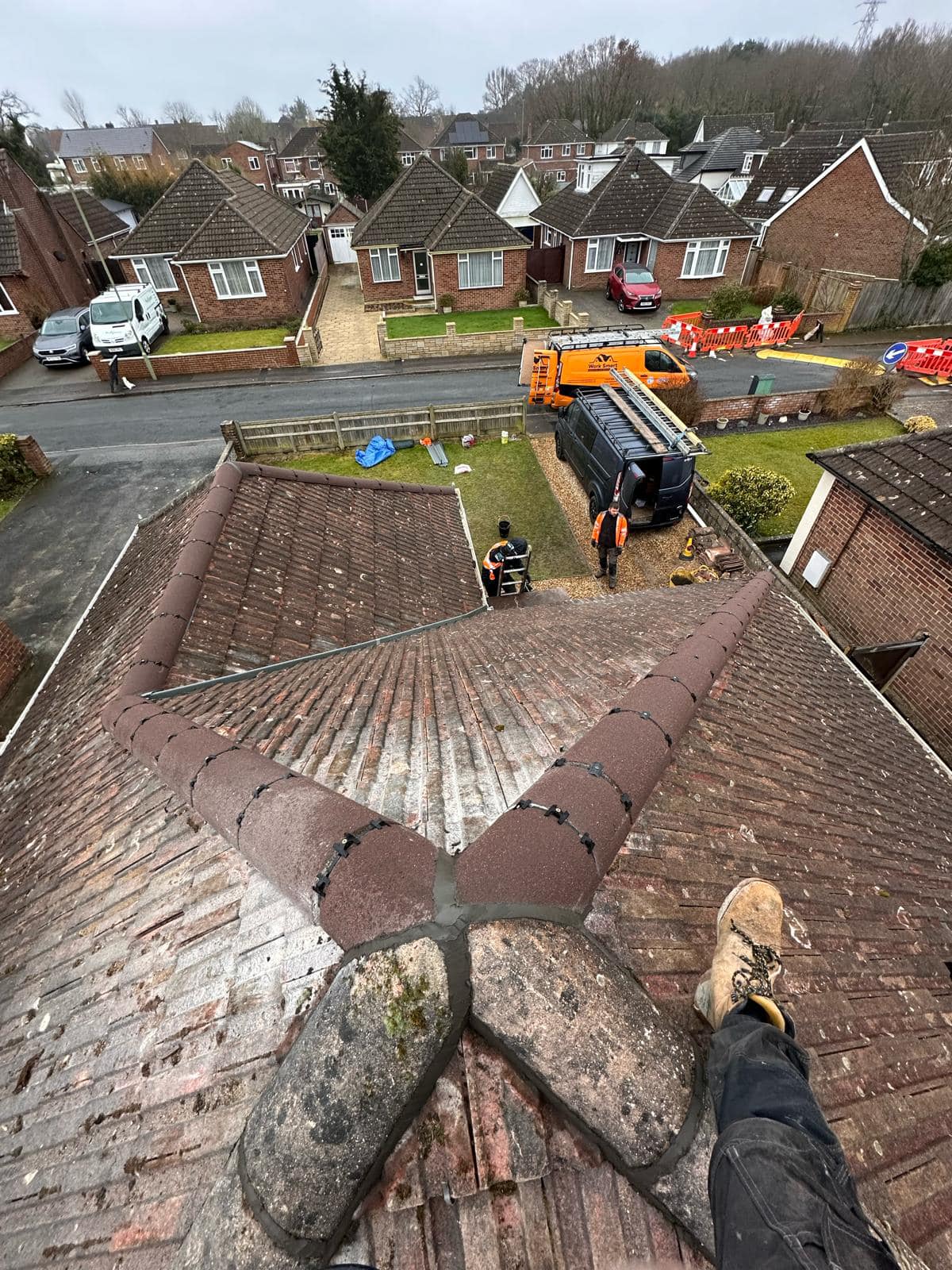 Storm damage repair in Battersea