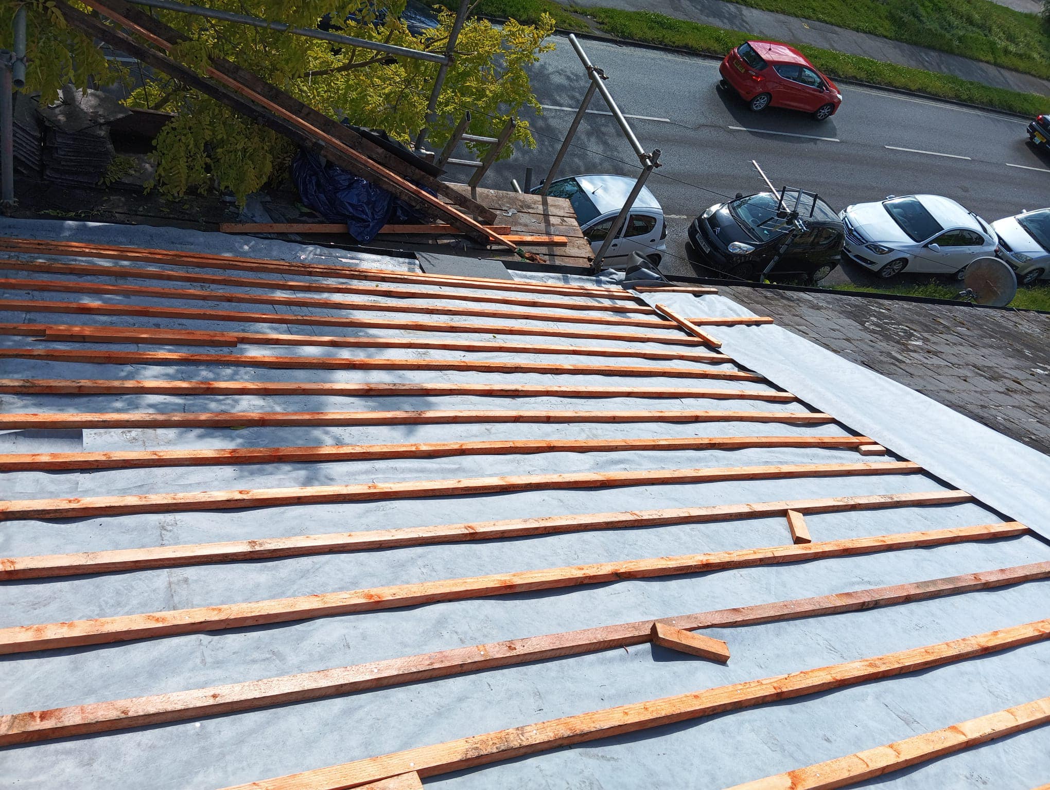 Roof survey in Kensington