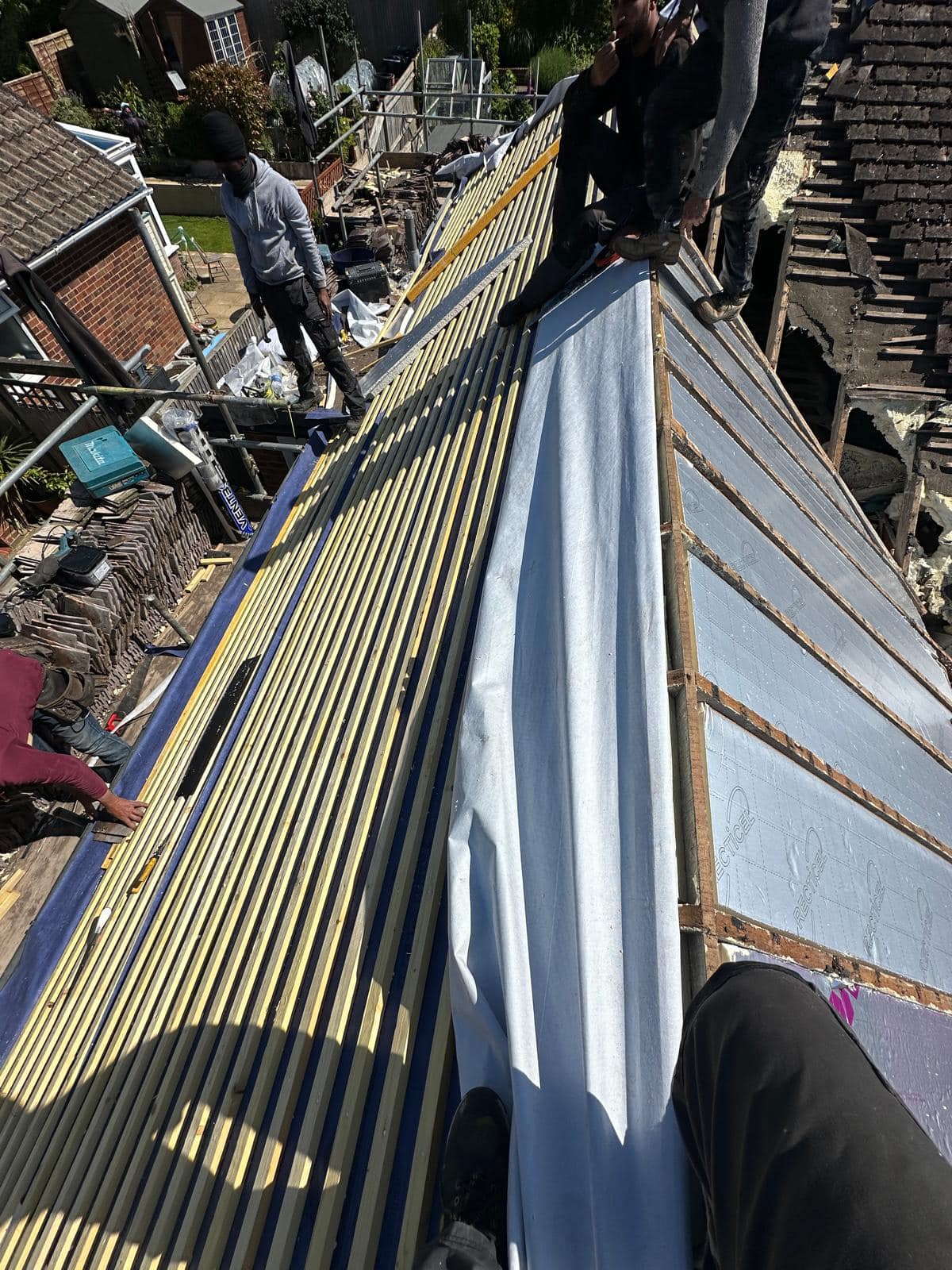 Roof repair completed in Bermondsey, South London