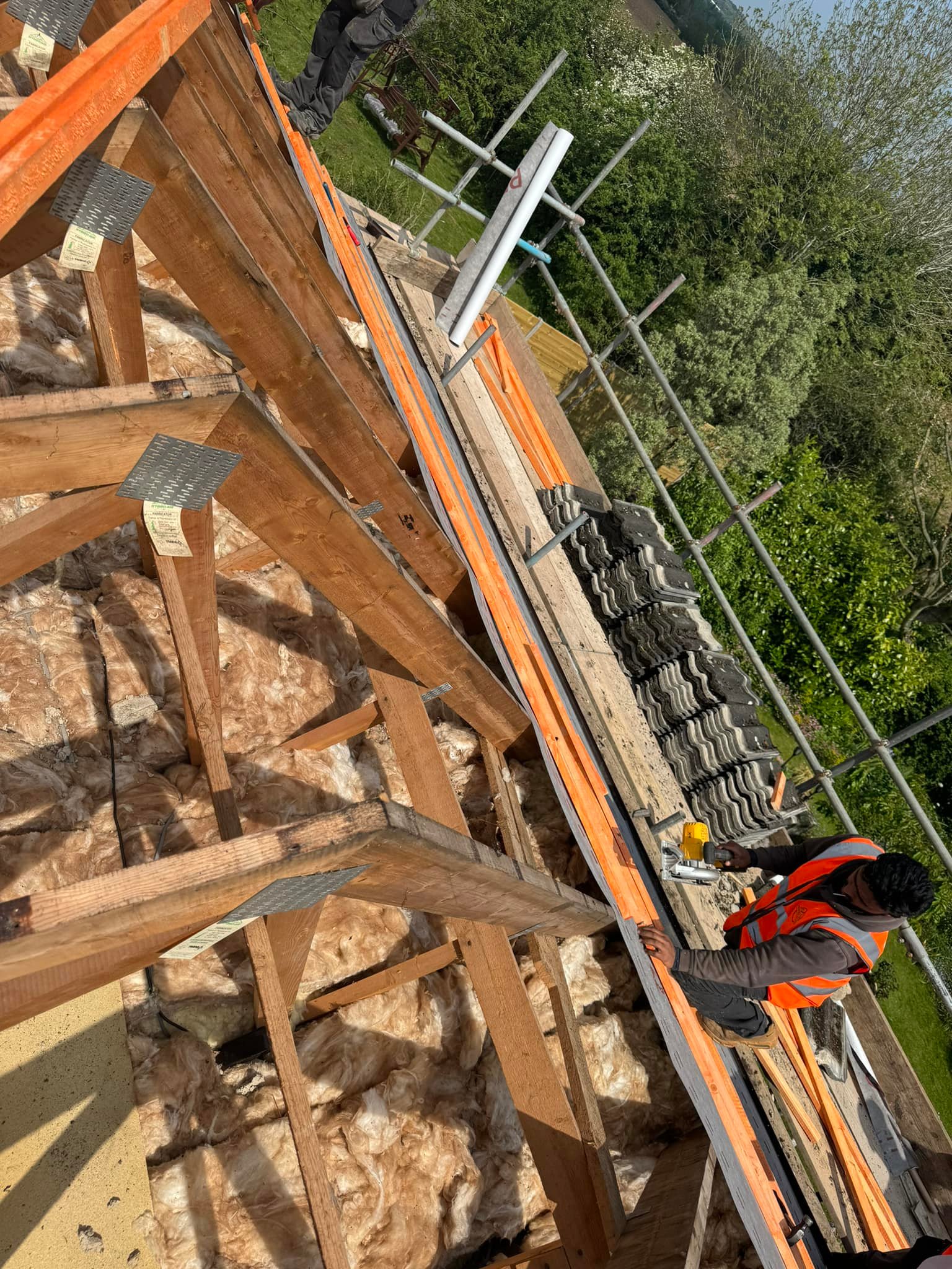 Storm damage repair in Battersea