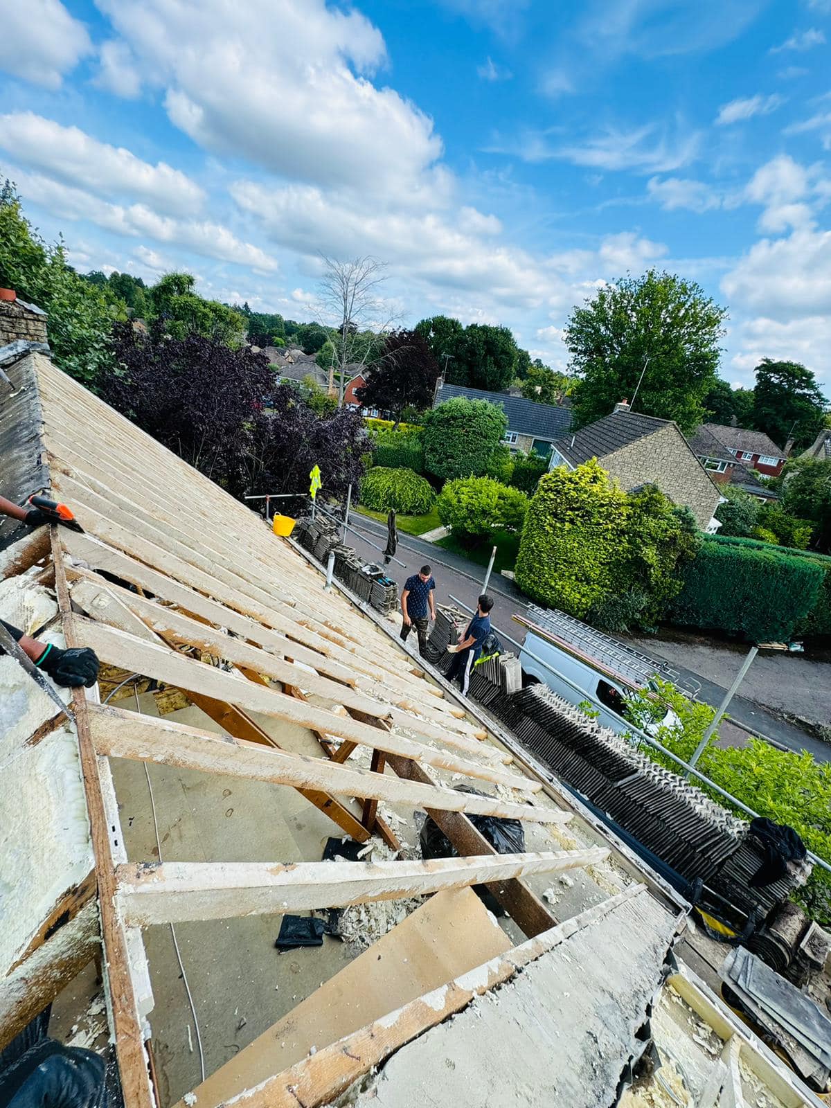 Commercial roof restoration in Canary Wharf