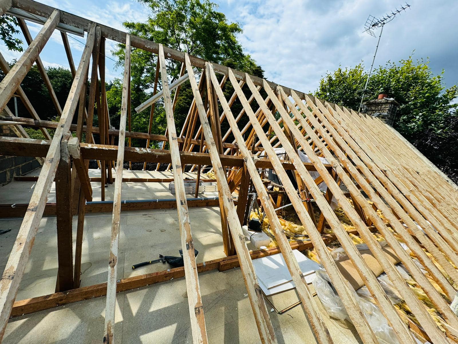 Storm damage repair in Battersea