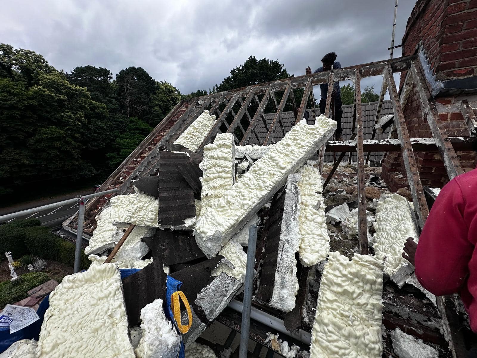 Slate roof restoration in Greenwich