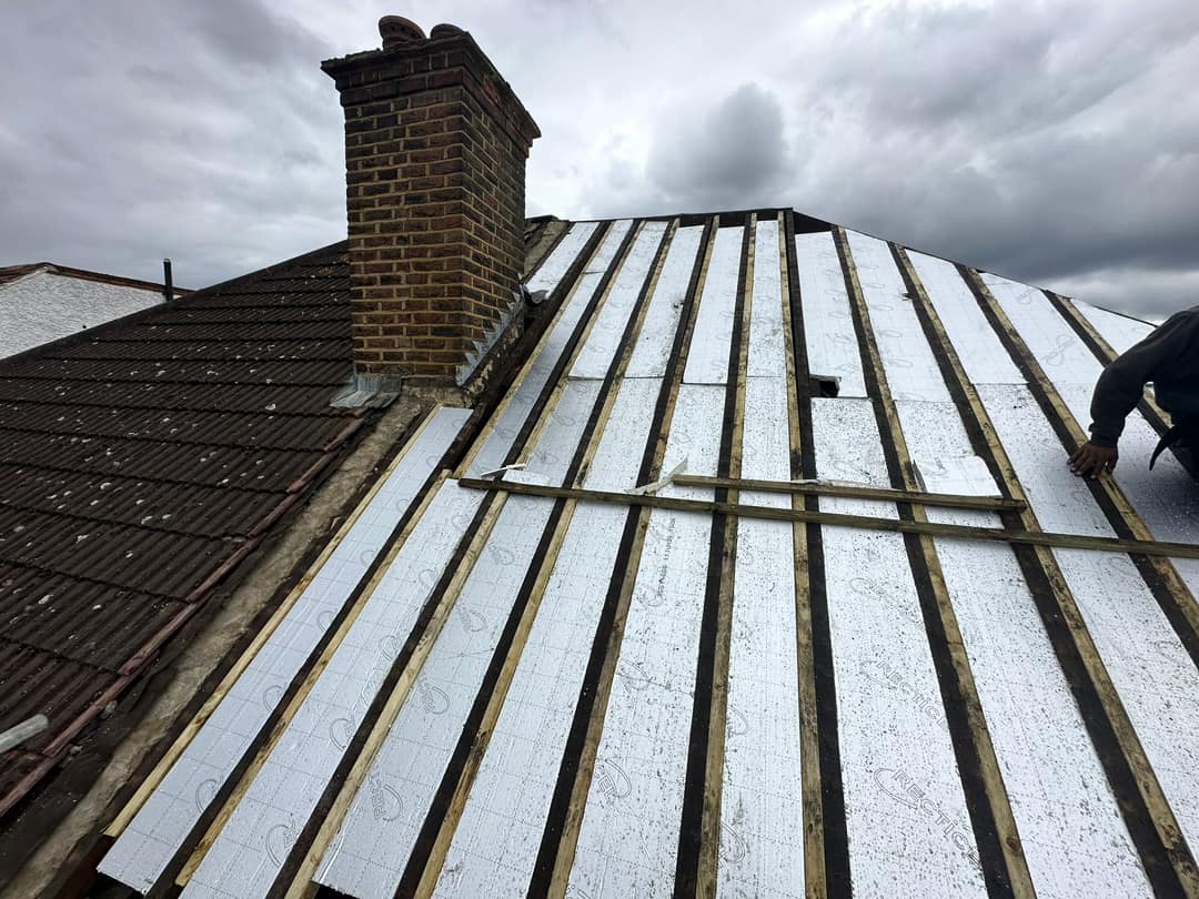 GRP fibreglass roof in Peckham