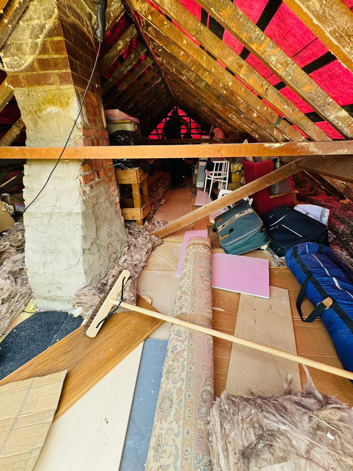 Professional roofers working on a property in London - KS Roof Master