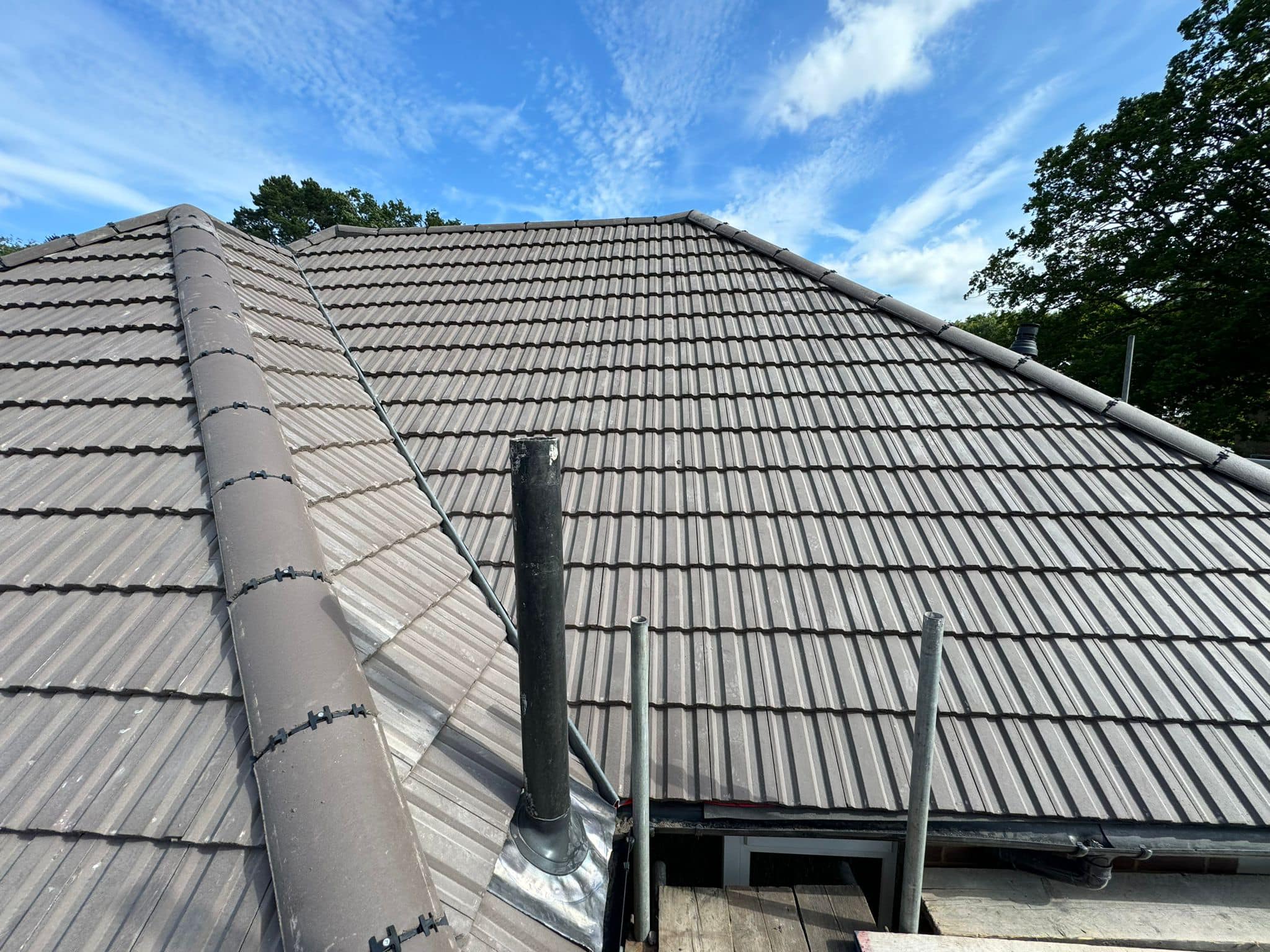 GRP fibreglass roof in Peckham
