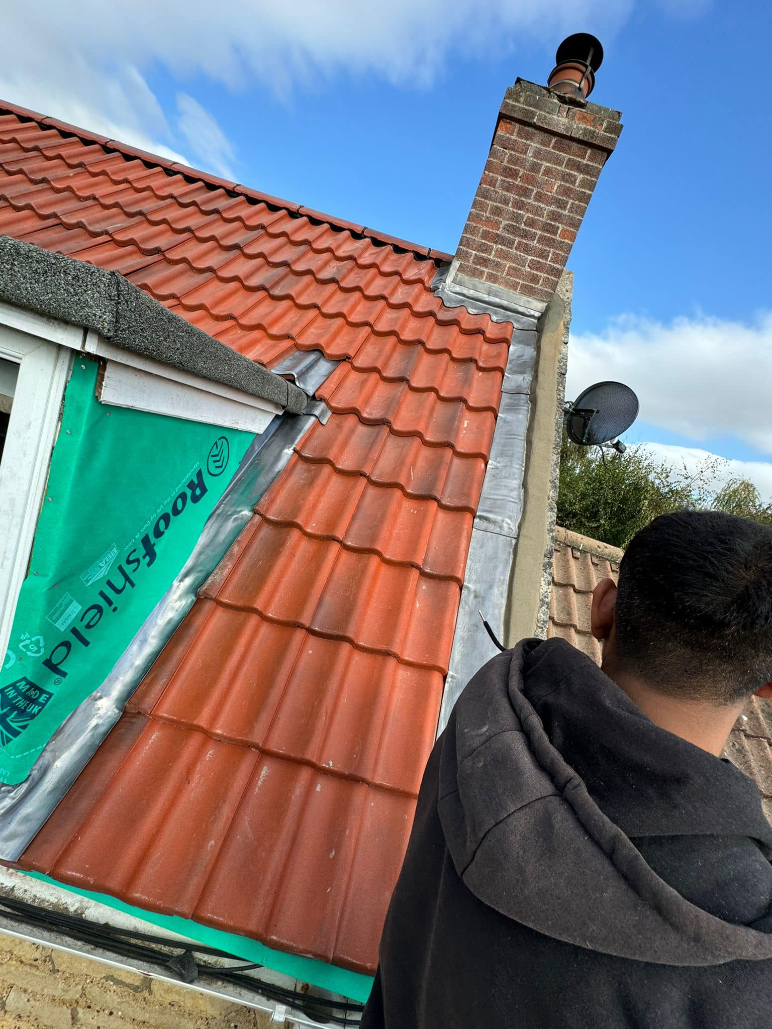 Storm damage repair in Battersea