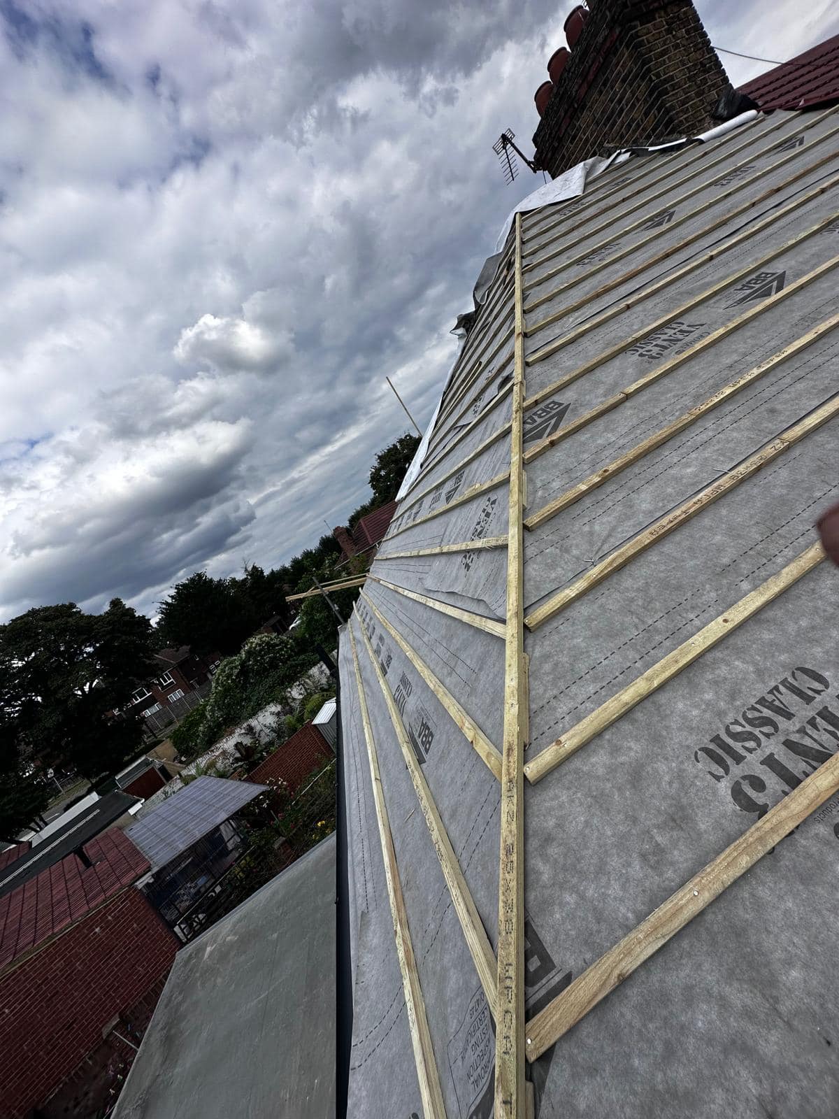 Flat roof replacement in Croydon