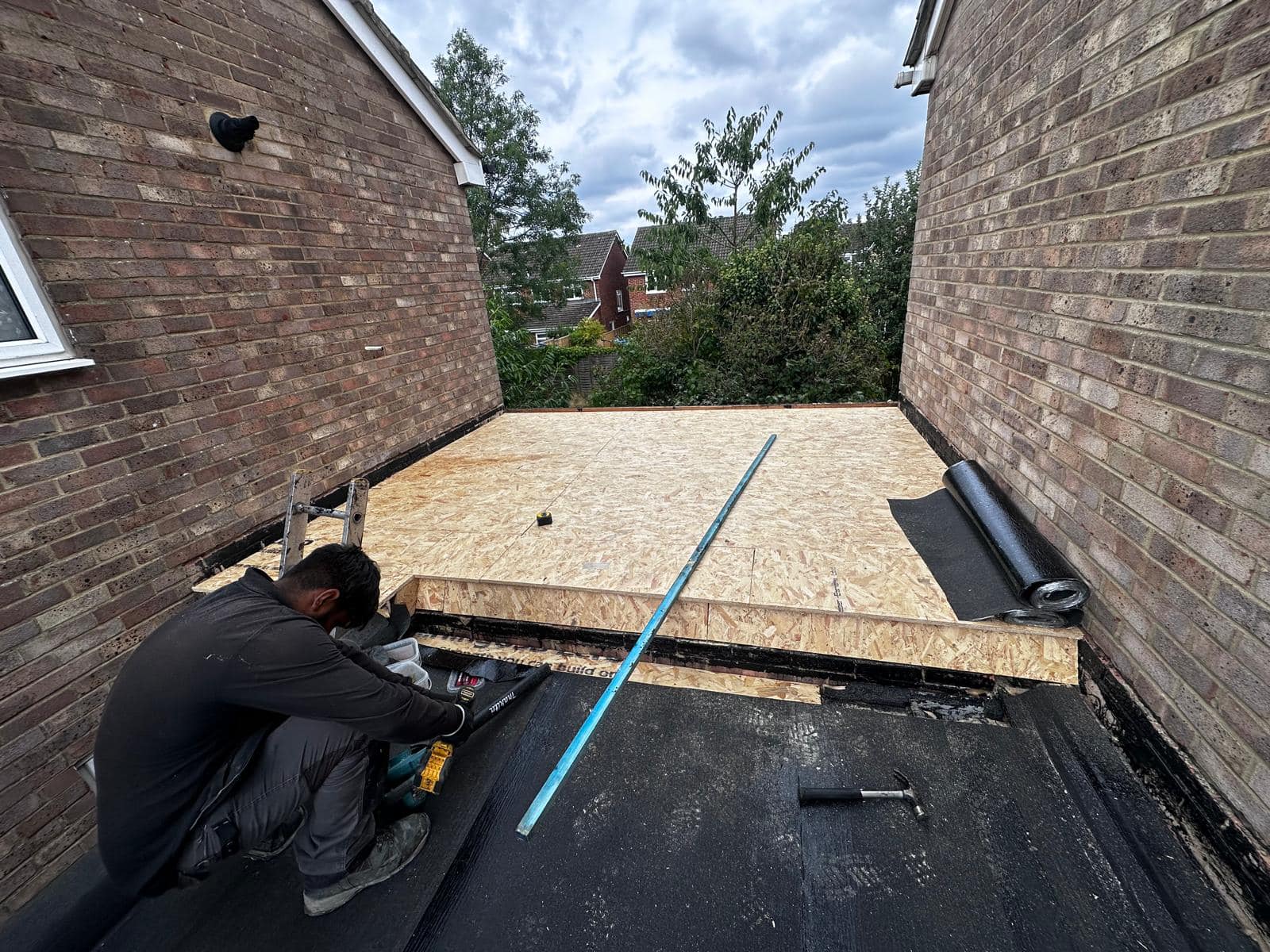 EPDM rubber roof in Stratford