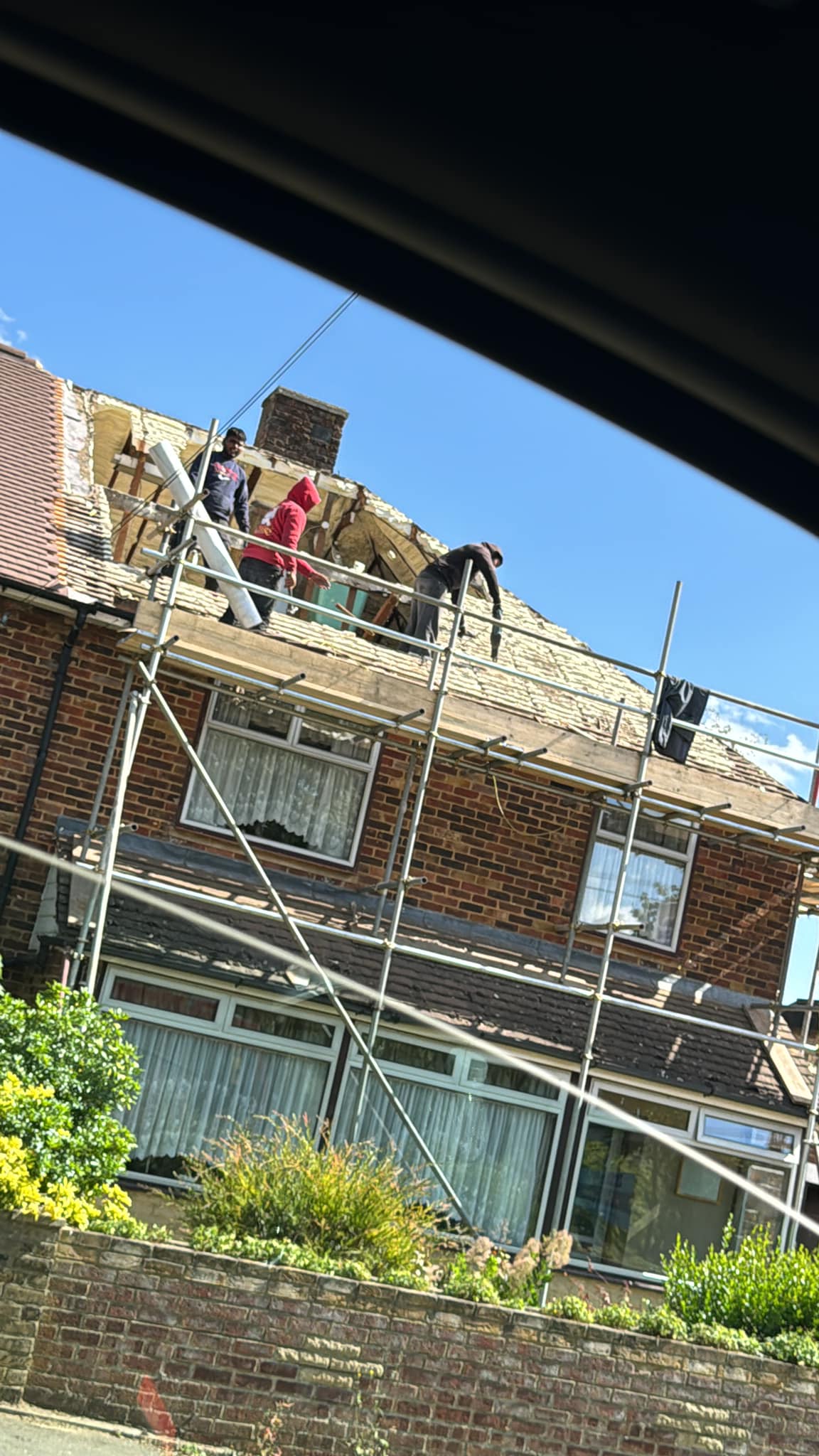 Storm damage repair in Battersea