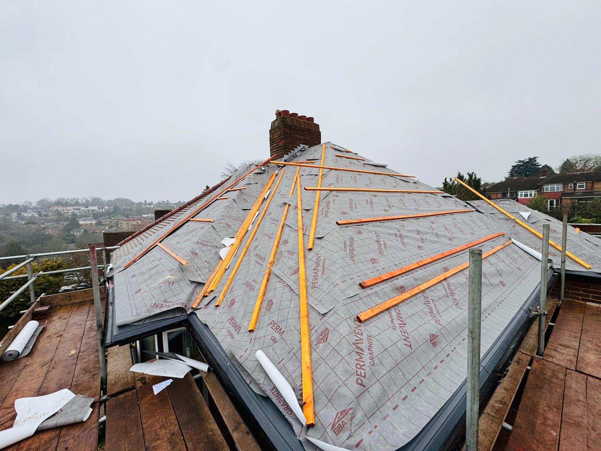 Flat roof replacement in Croydon