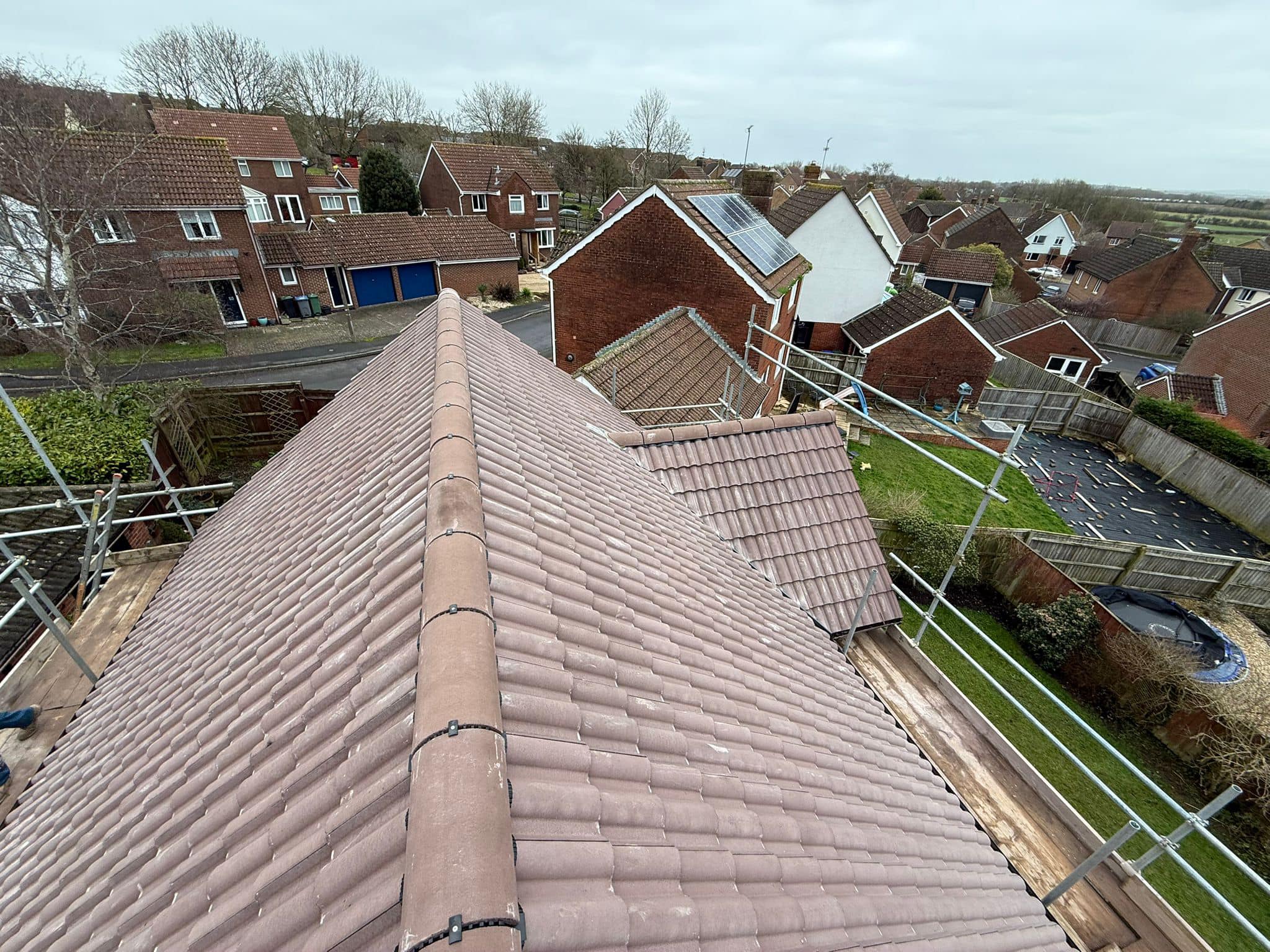 GRP fibreglass roof in Peckham