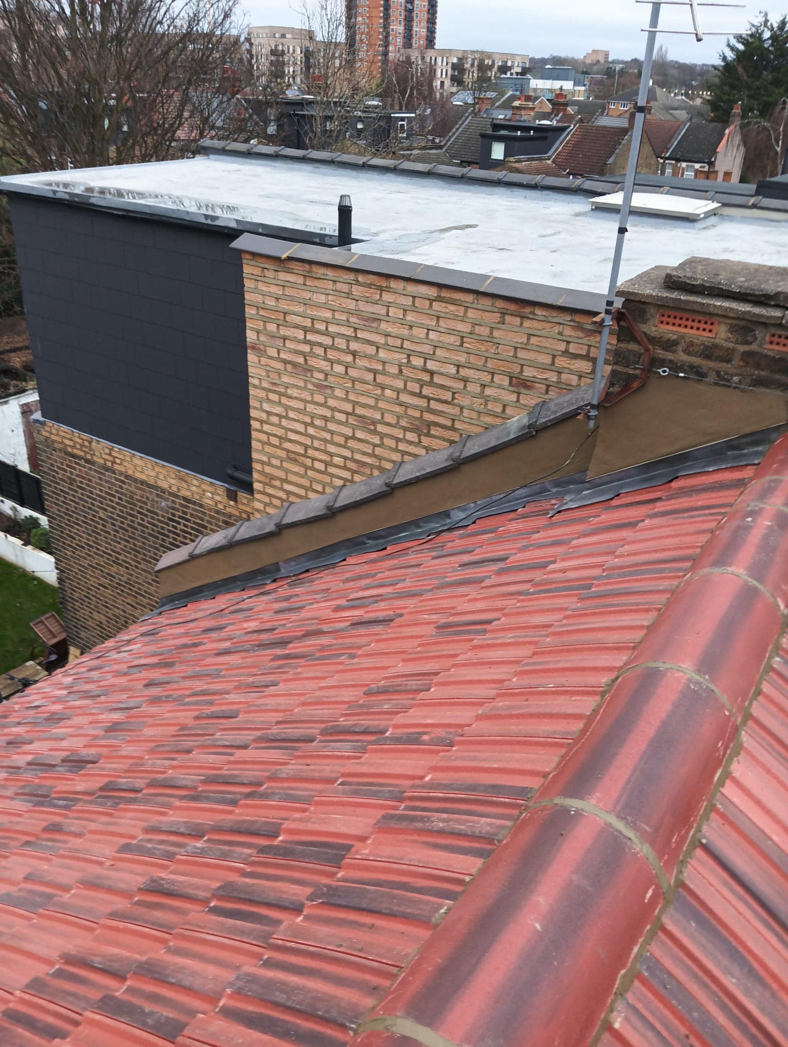 Flat roof replacement in Croydon