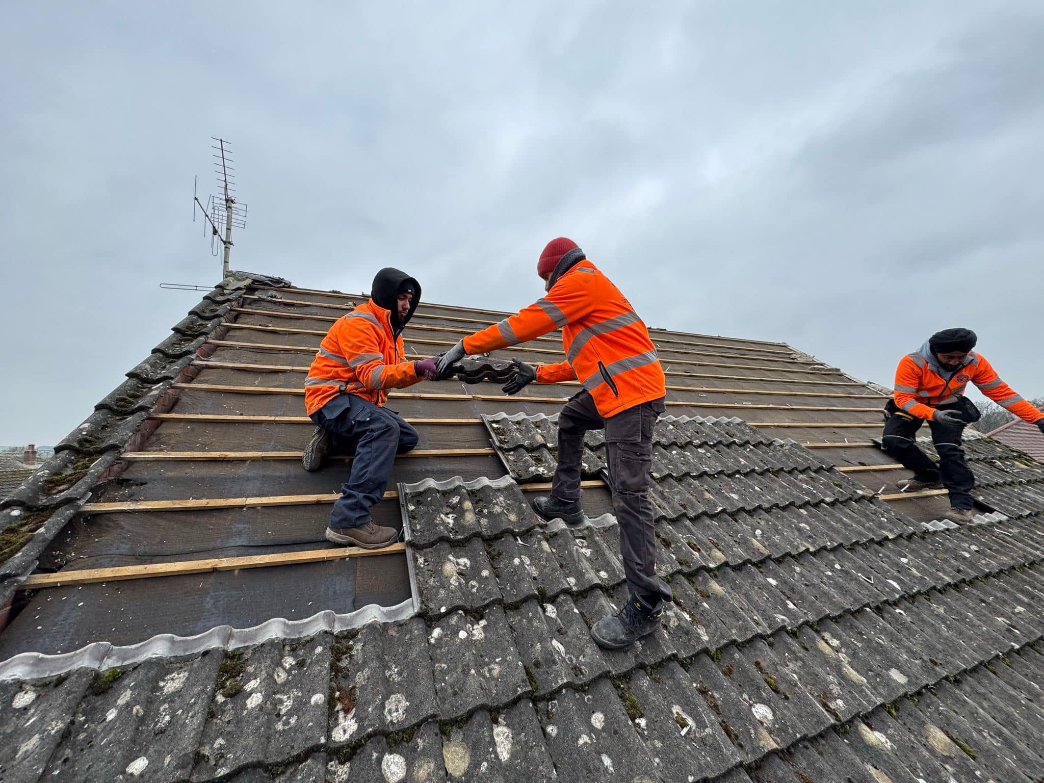 GRP fibreglass roof in Peckham