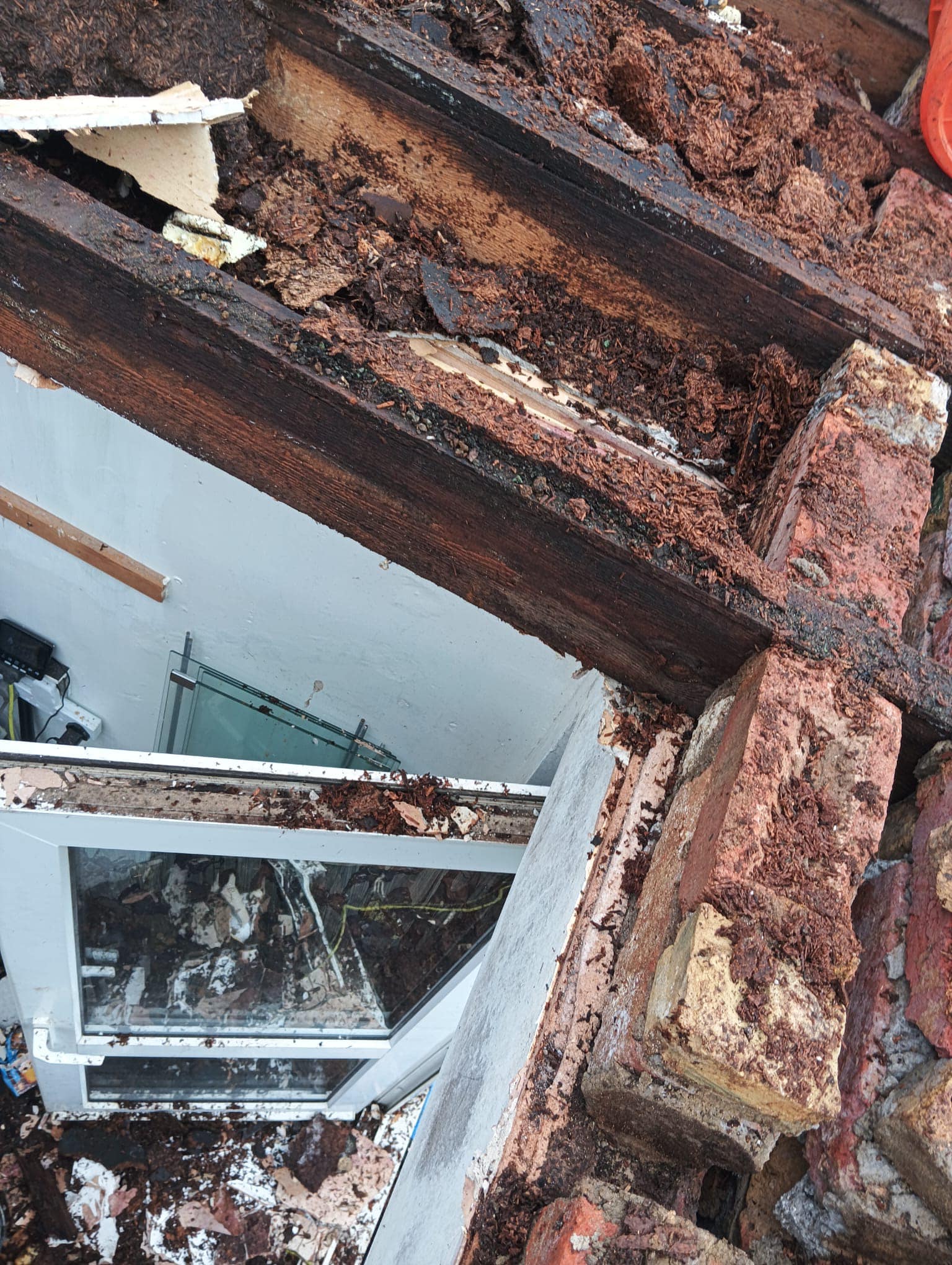 Professional roofers working on a property in London - KS Roof Master