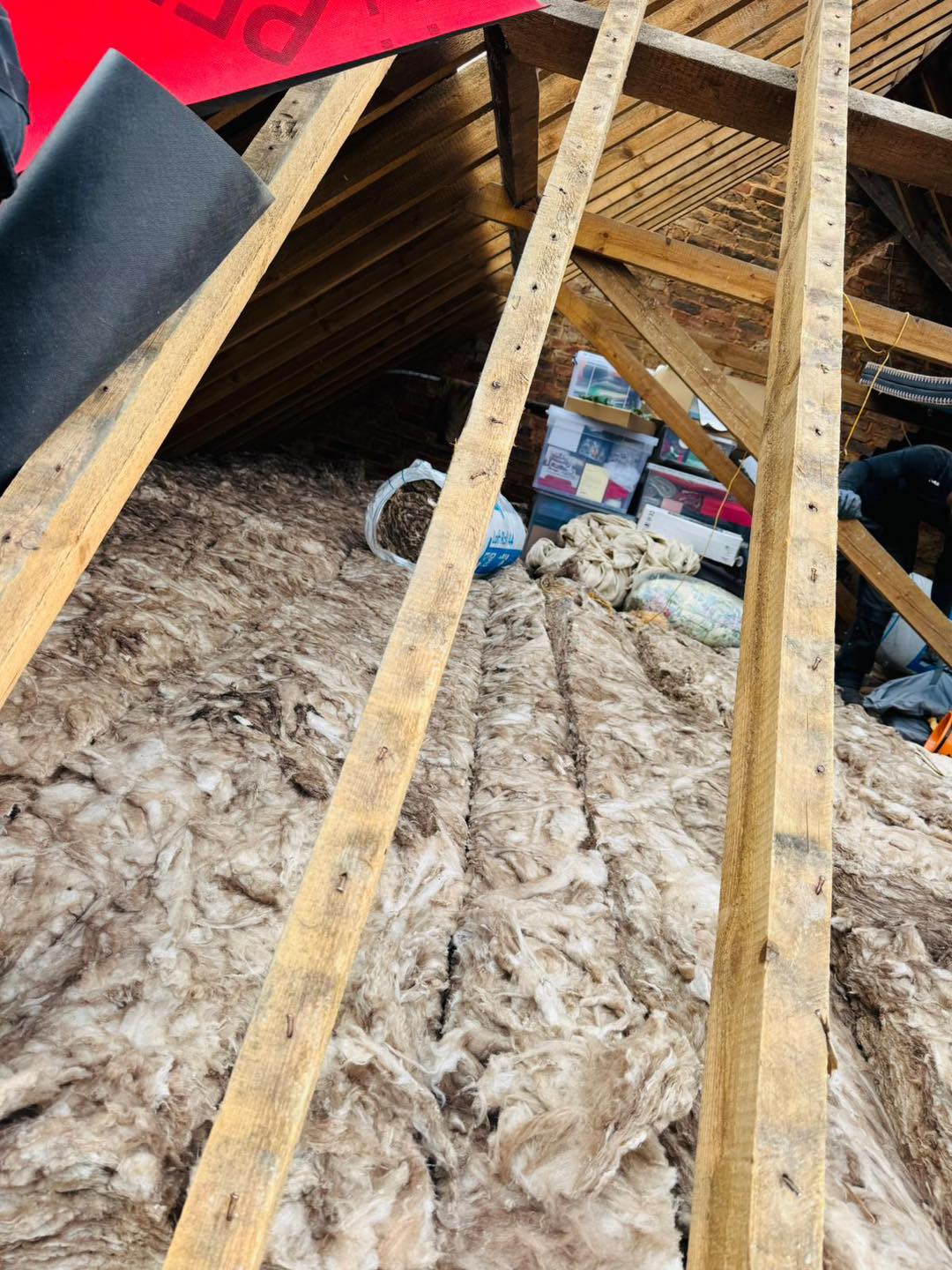 Professional roofers working on a property in London - KS Roof Master