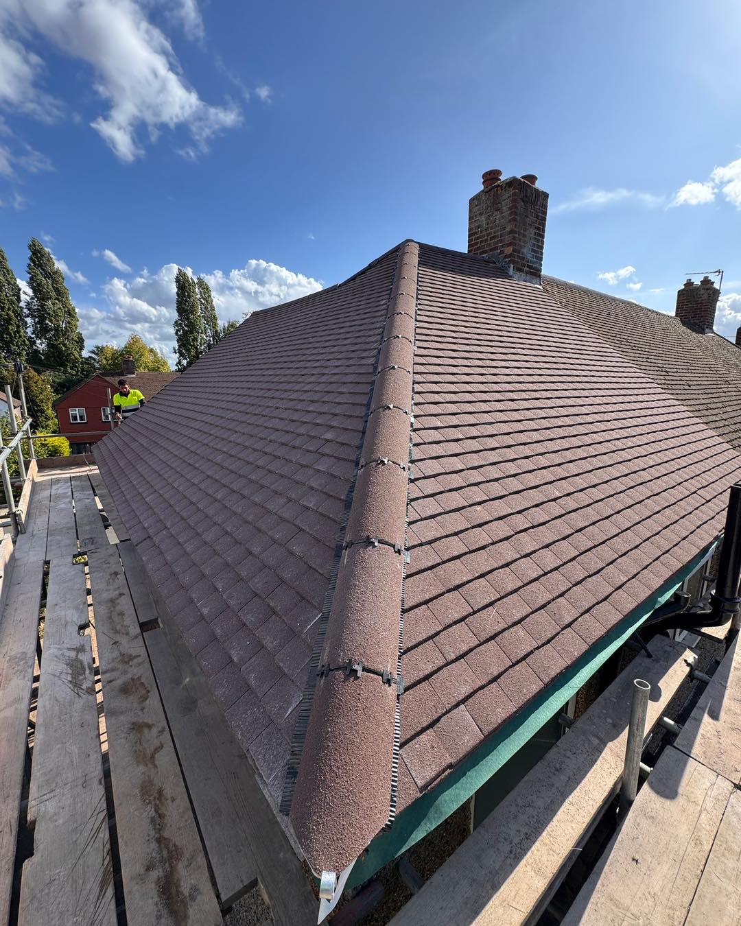 Slate roof restoration in Greenwich