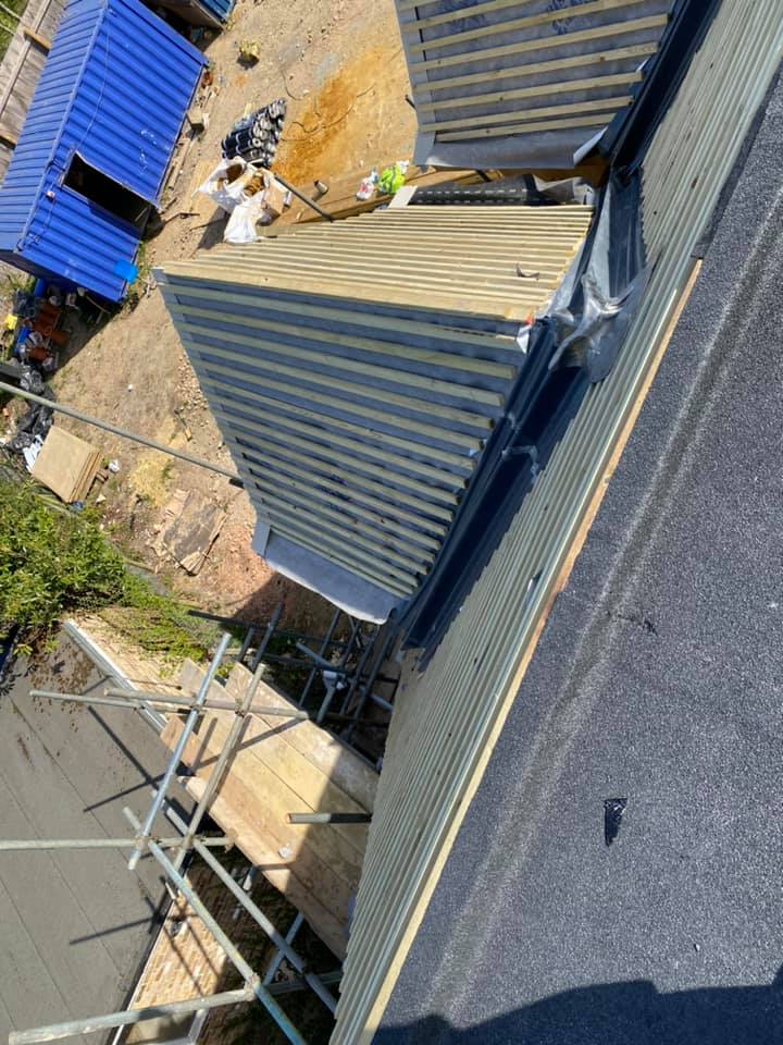 Zinc roofing in Shoreditch