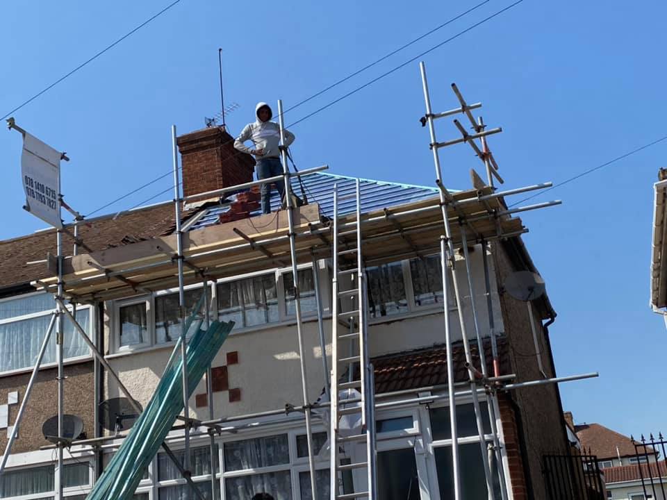 Lead flashing in Westminster