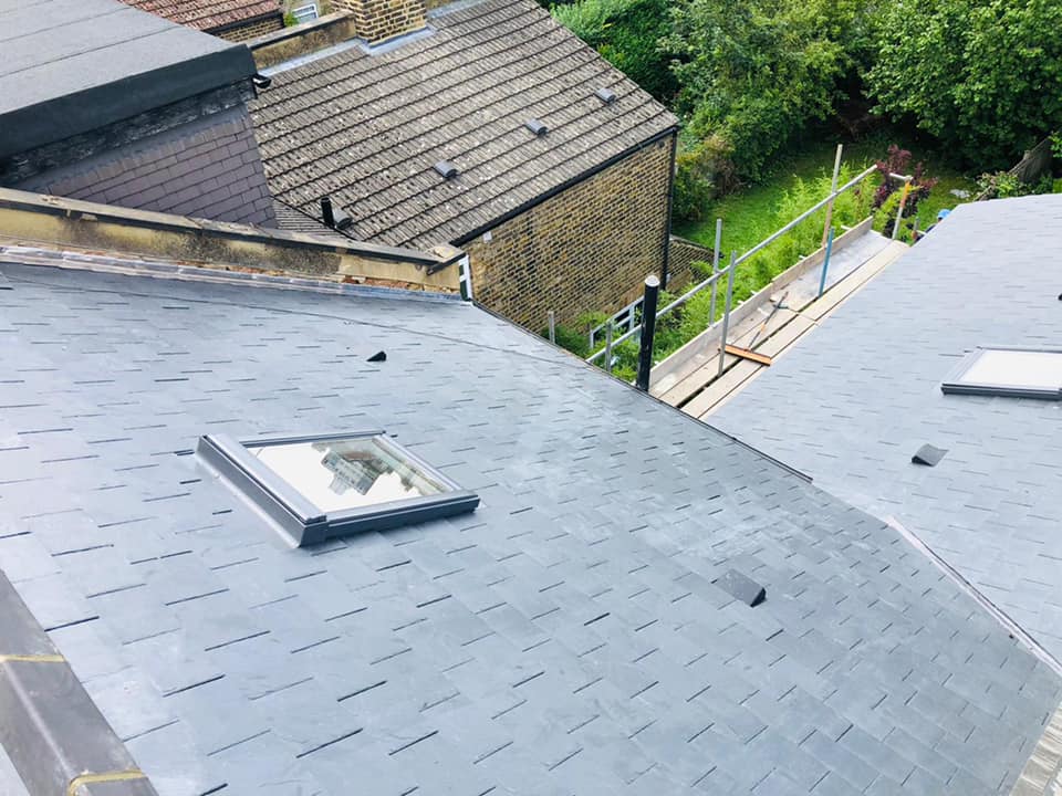 Commercial roof restoration in Canary Wharf