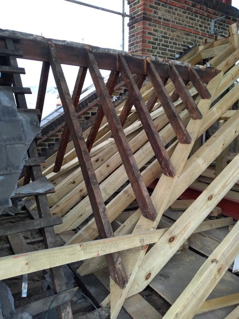 GRP fibreglass roof in Peckham