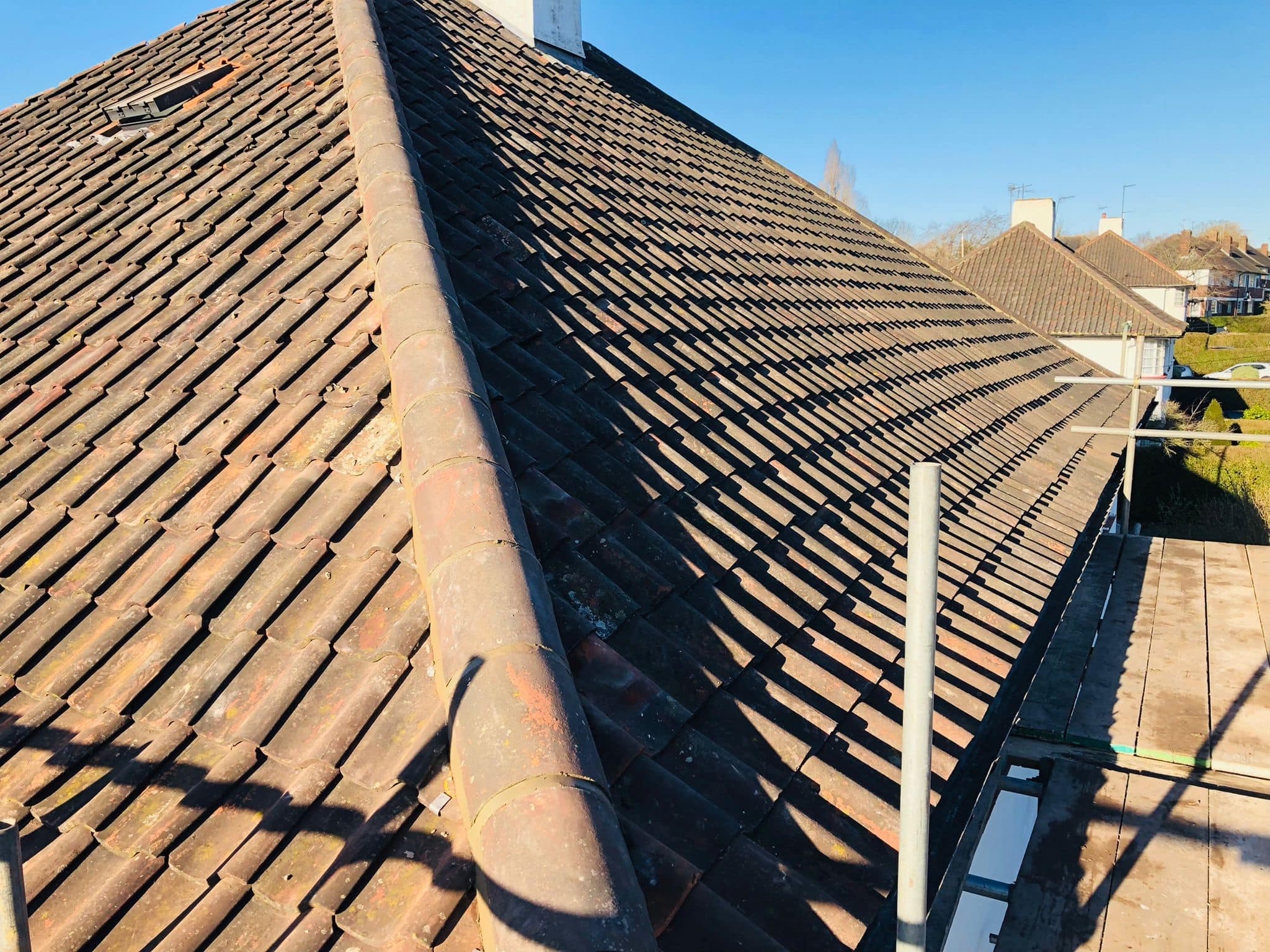 Commercial roof restoration in Canary Wharf