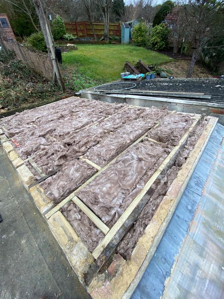 Professional roofers working on a property in London - KS Roof Master