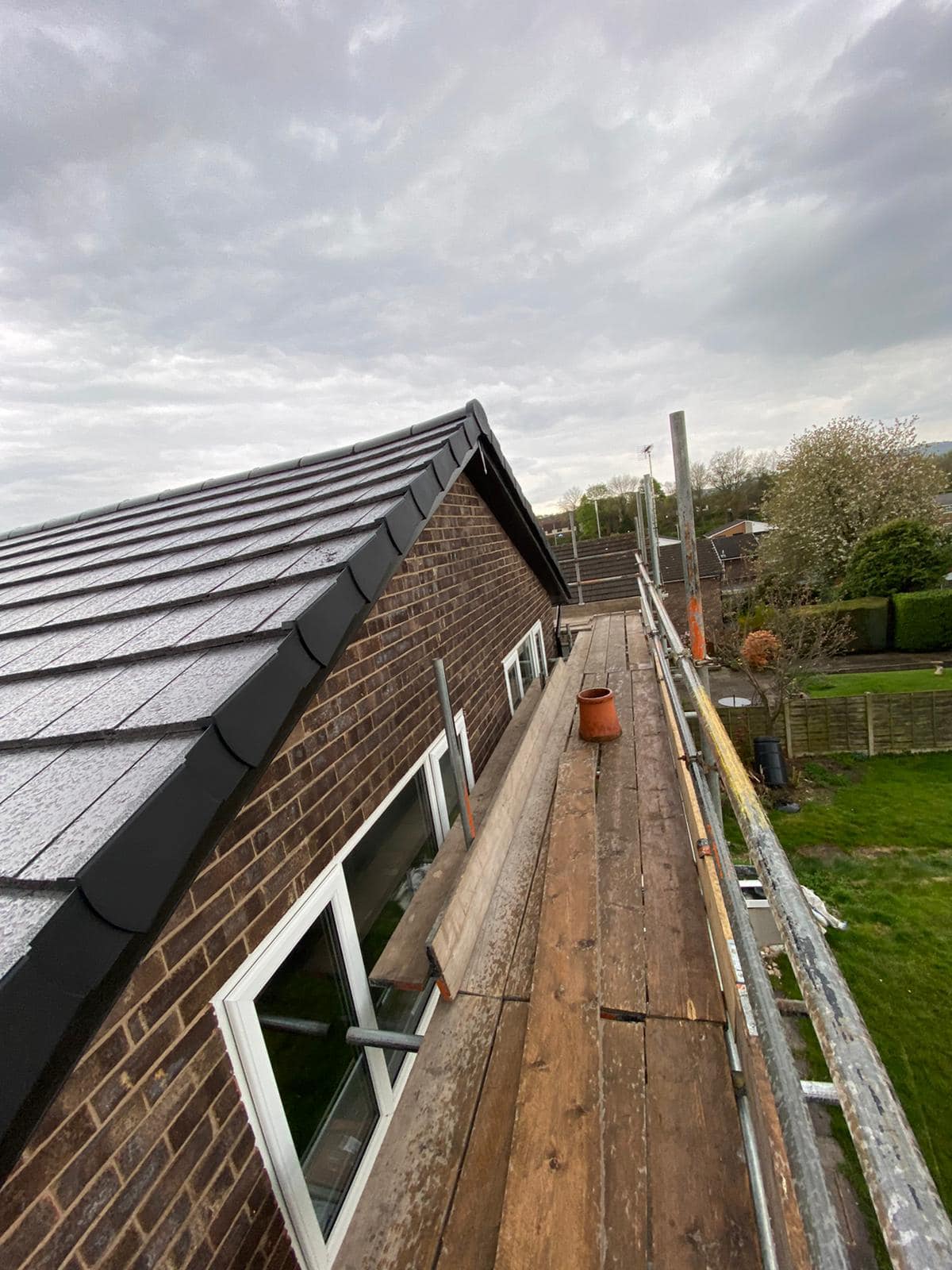 Commercial roof restoration in Canary Wharf