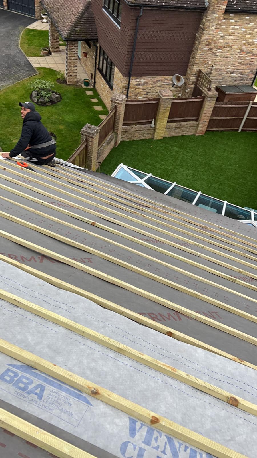 Lead flashing in Westminster