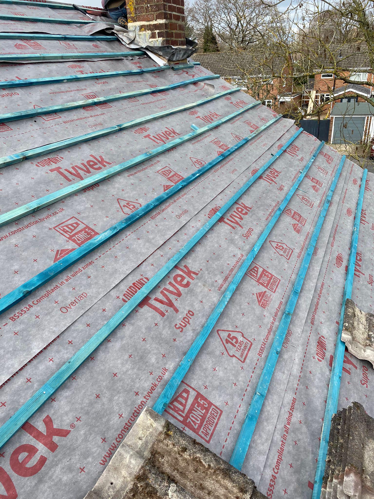 EPDM rubber roof in Stratford
