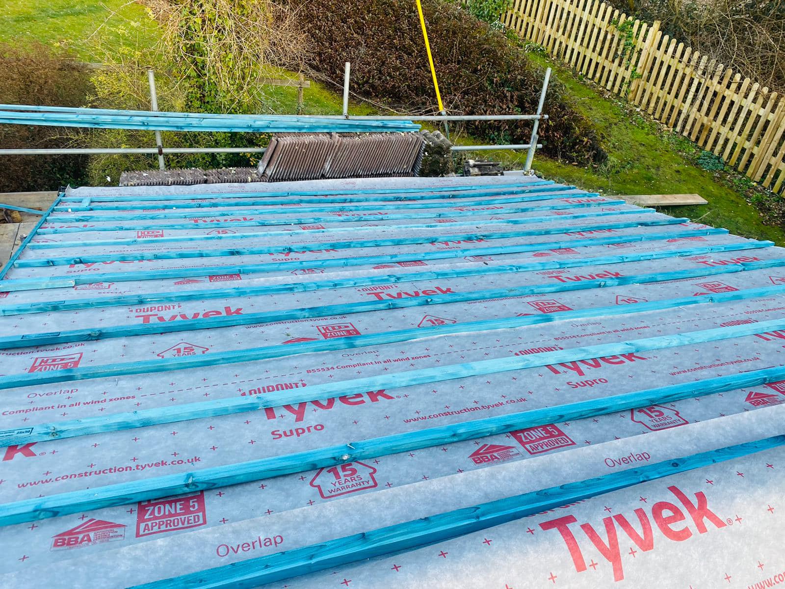 EPDM rubber roof in Stratford
