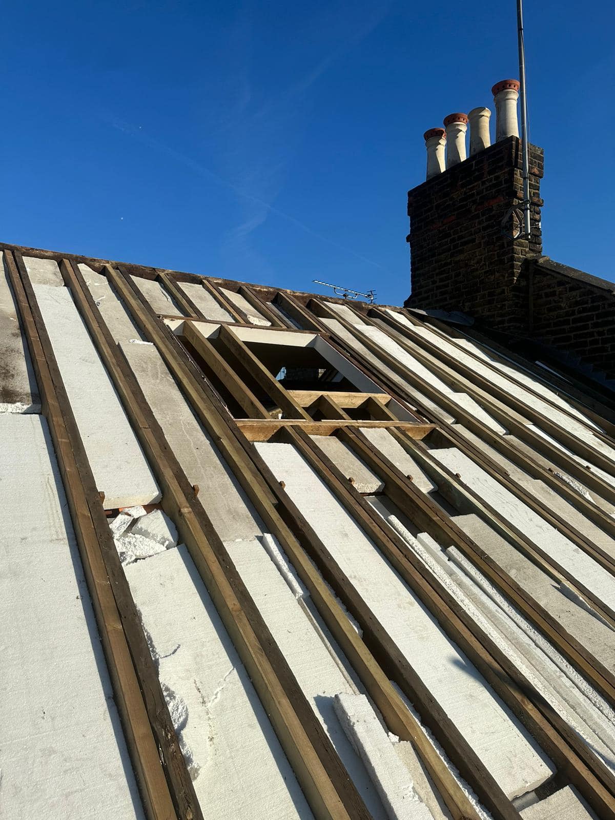 Lead flashing in Westminster