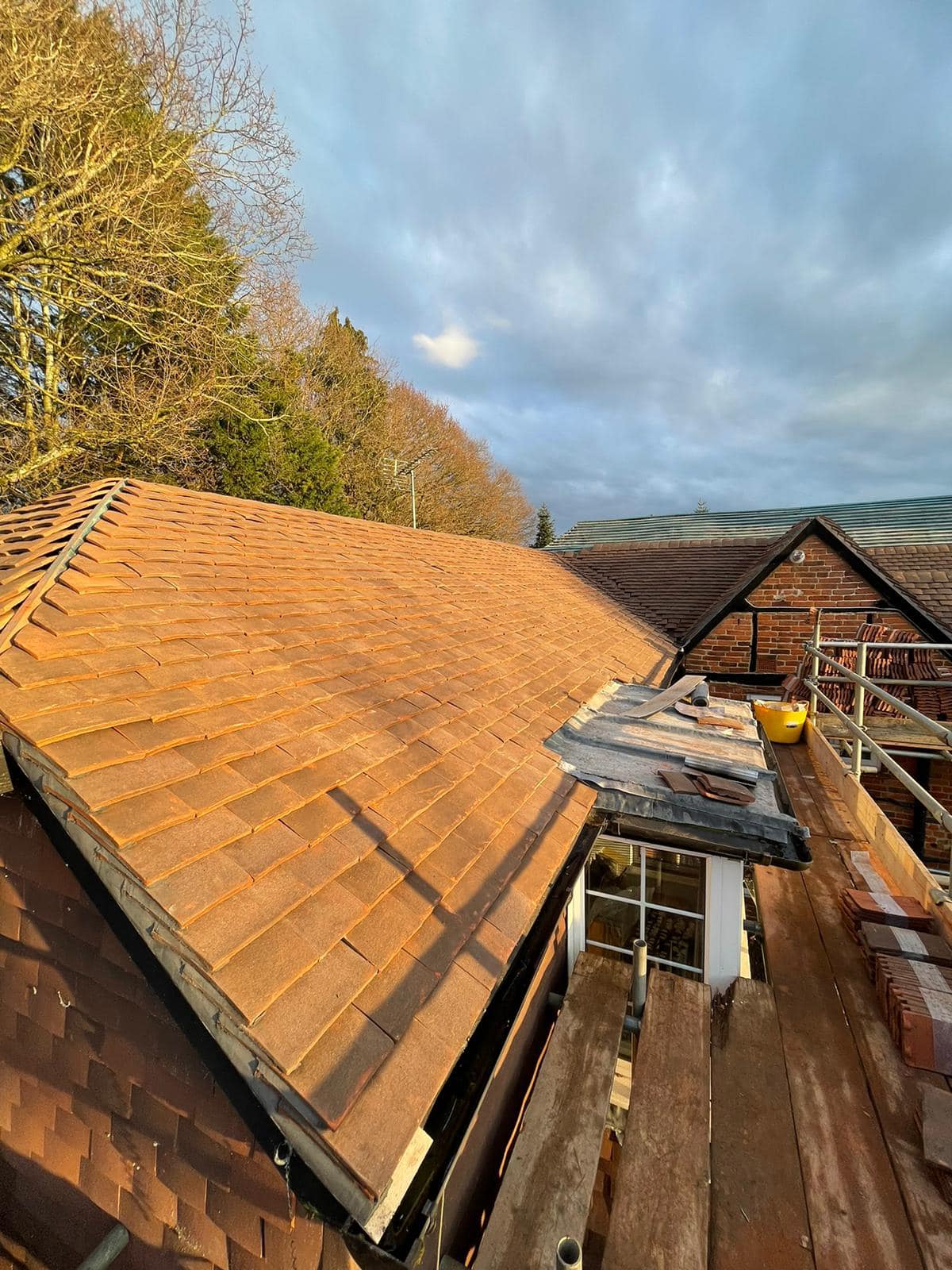 Commercial roof restoration in Canary Wharf