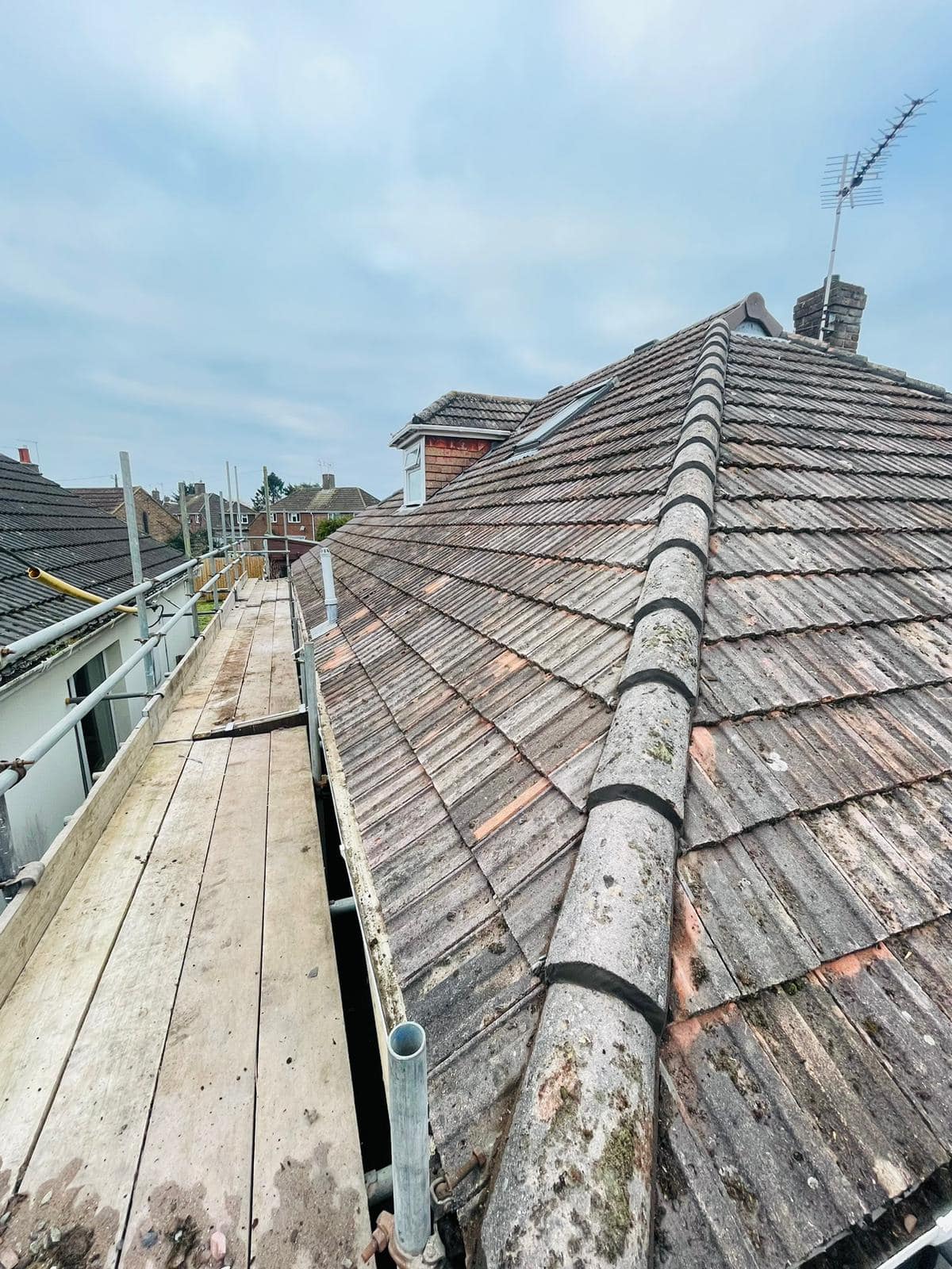 Lead flashing in Westminster