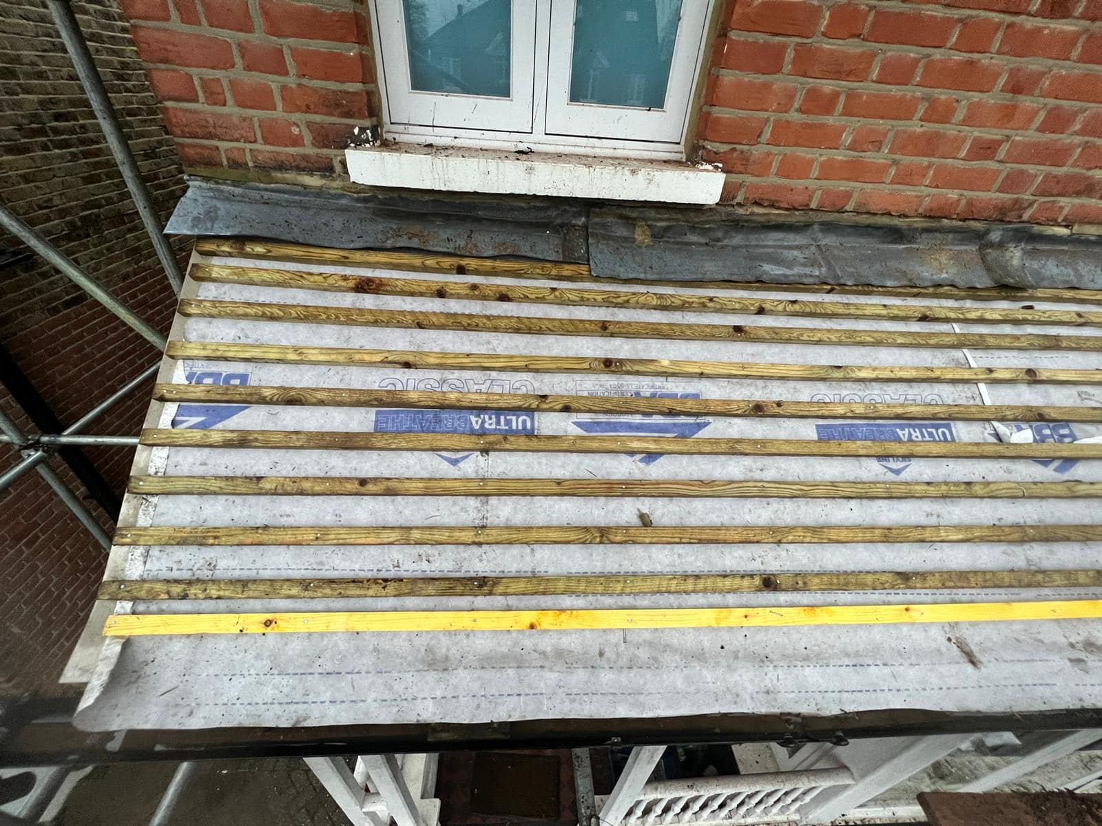 GRP fibreglass roof in Peckham