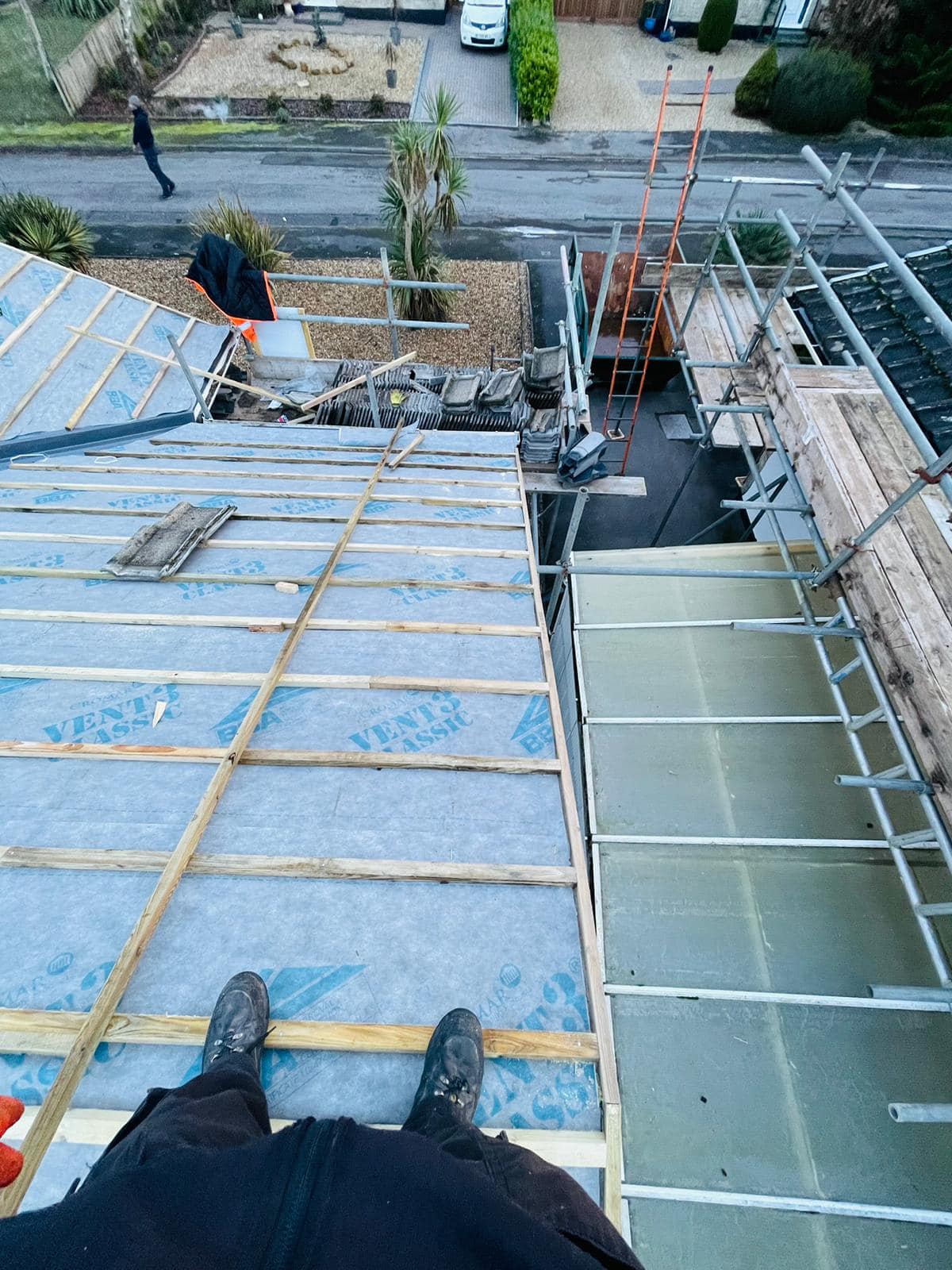 Lead flashing in Westminster