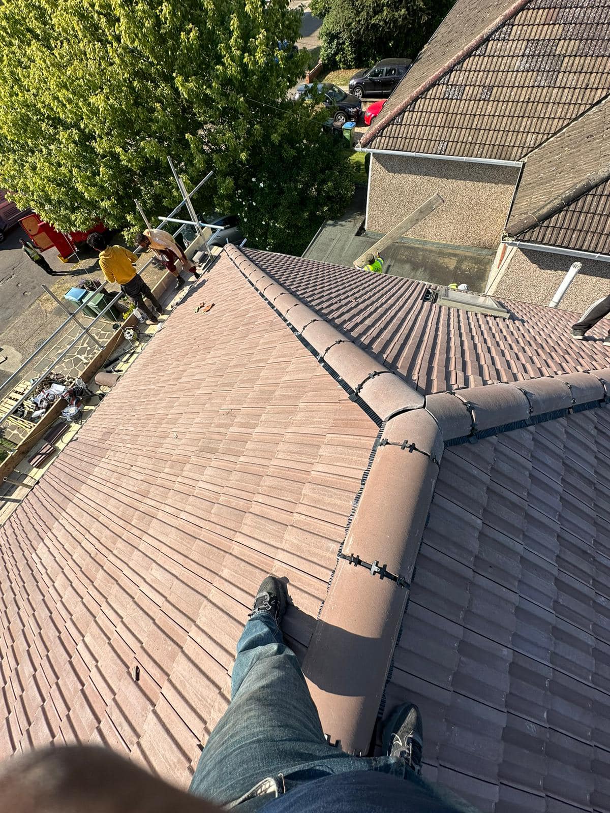 GRP fibreglass roof in Peckham