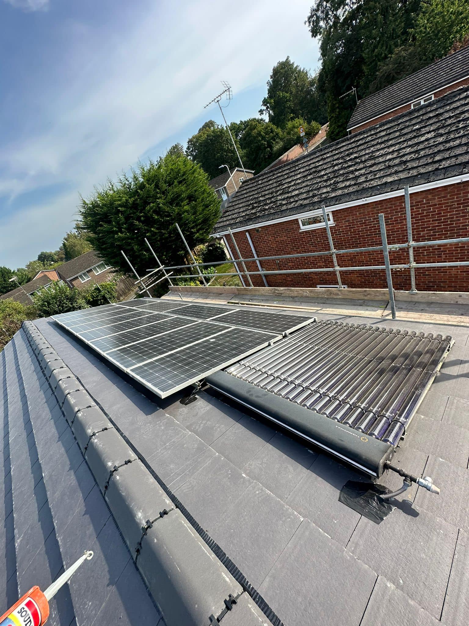 Slate roof restoration in Greenwich