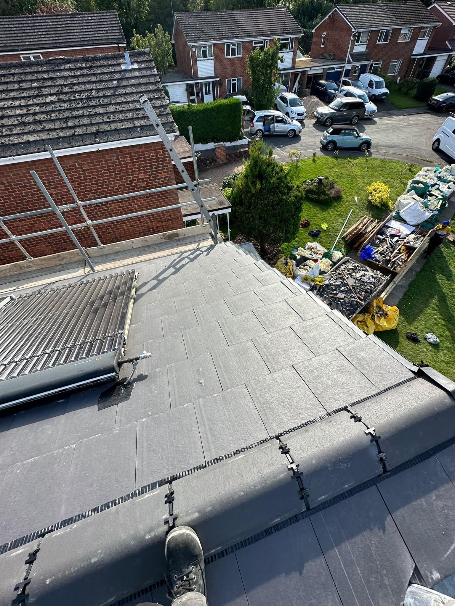 Lead flashing in Westminster