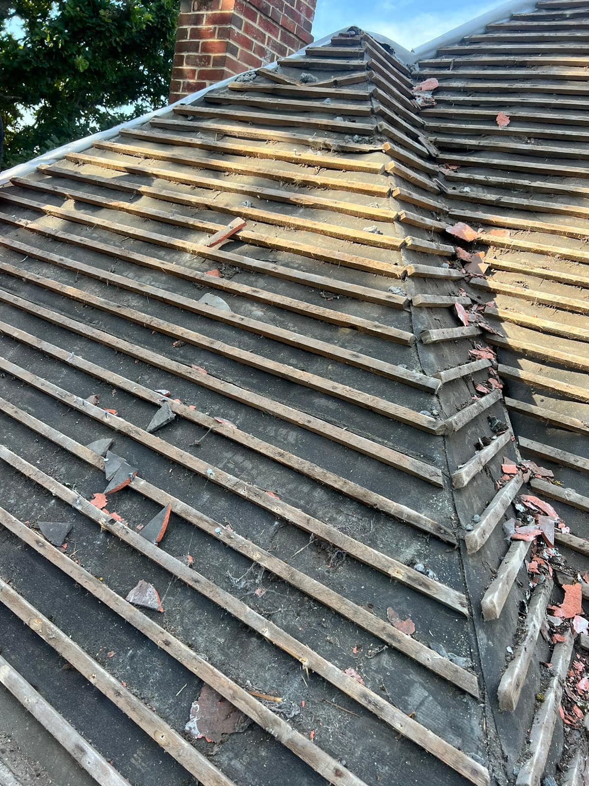 Storm damage repair in Battersea