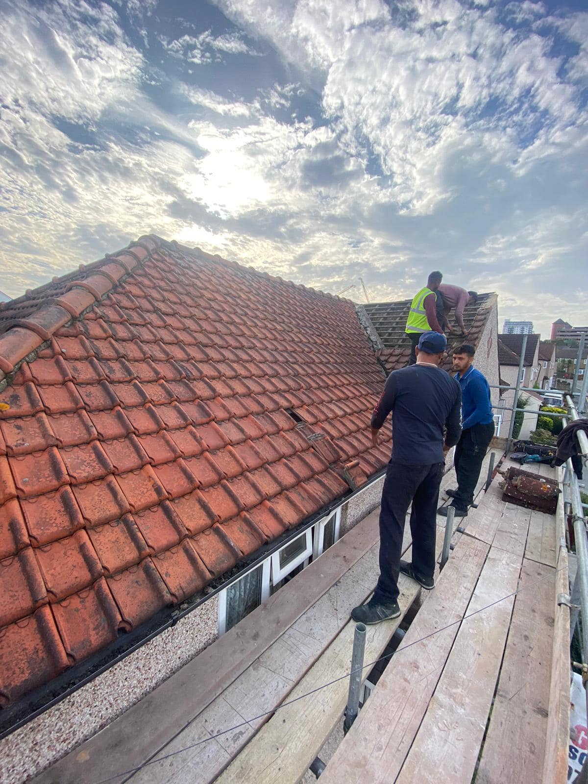 Slate roof restoration in Greenwich